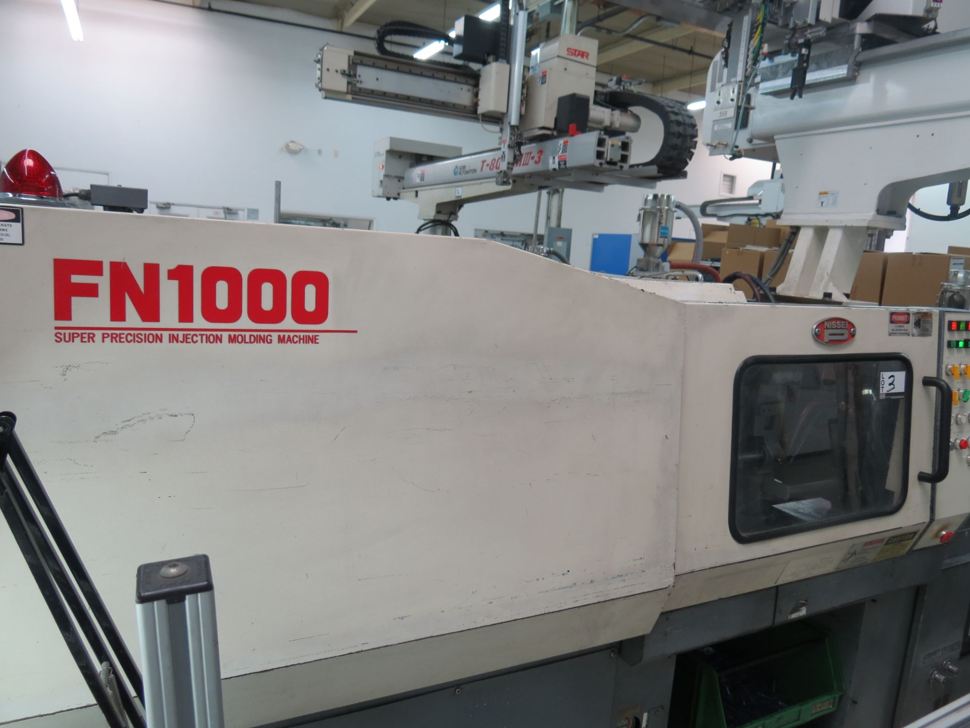 88 Ton Nissei Injection Molding Machine Mdl # FN1000-12A, NC9000 Control, S/N # SO8R139, 1997