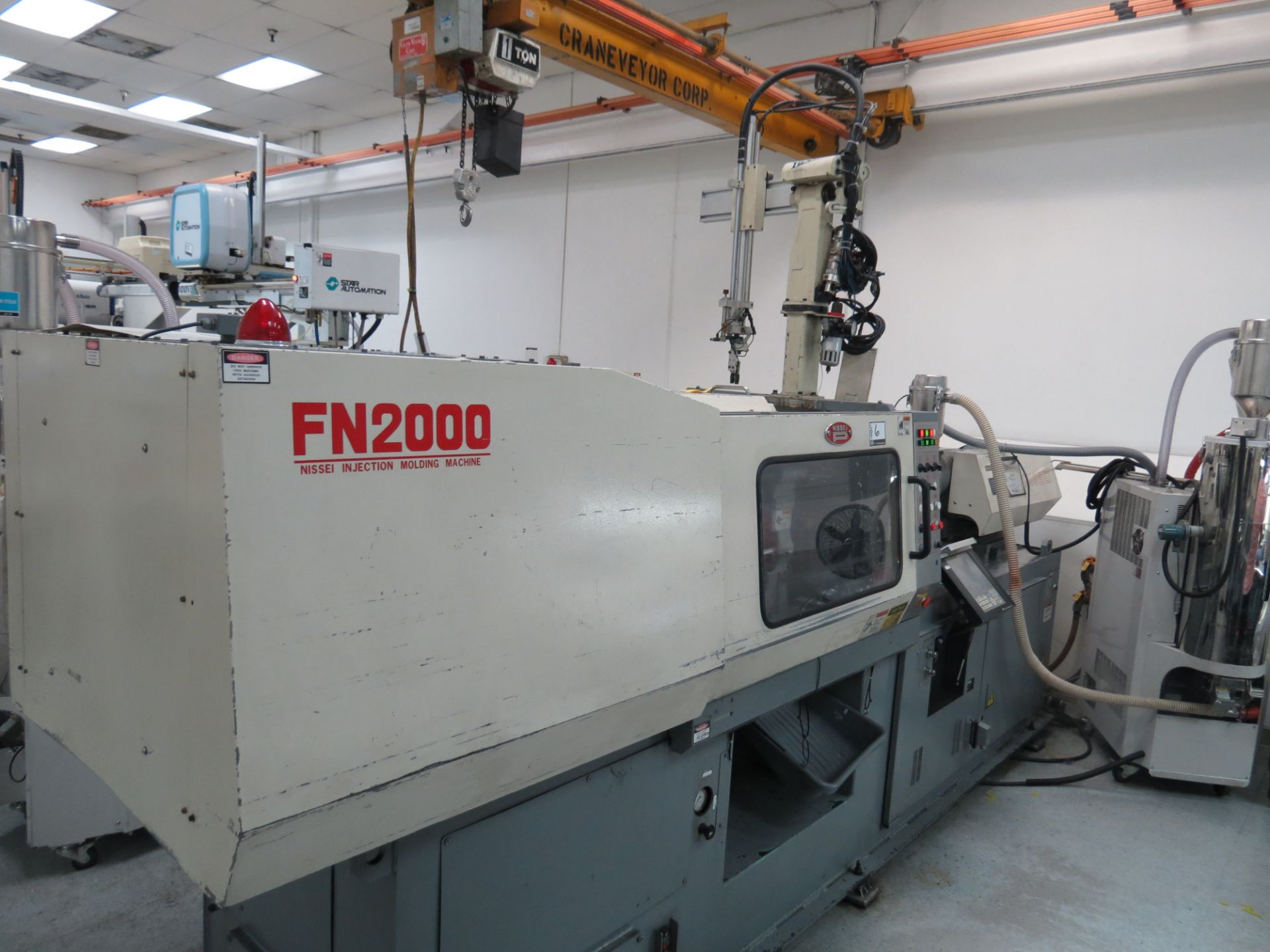 120 Ton Nissei Injection Molding Machine, Mdl # FN2000-18A, NC9300T Control, S/N # S11T071, 1999 - Image 4 of 6