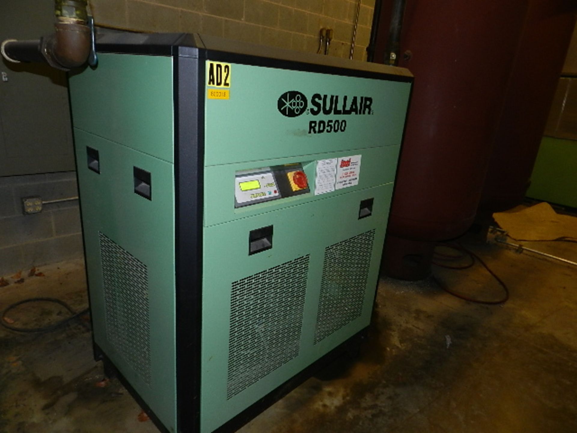 Sullair air dryer, model RD-500-460-3-60-A, 460 volt, 3 phase, 230 psi, includes tank, 17,114 - Image 2 of 5