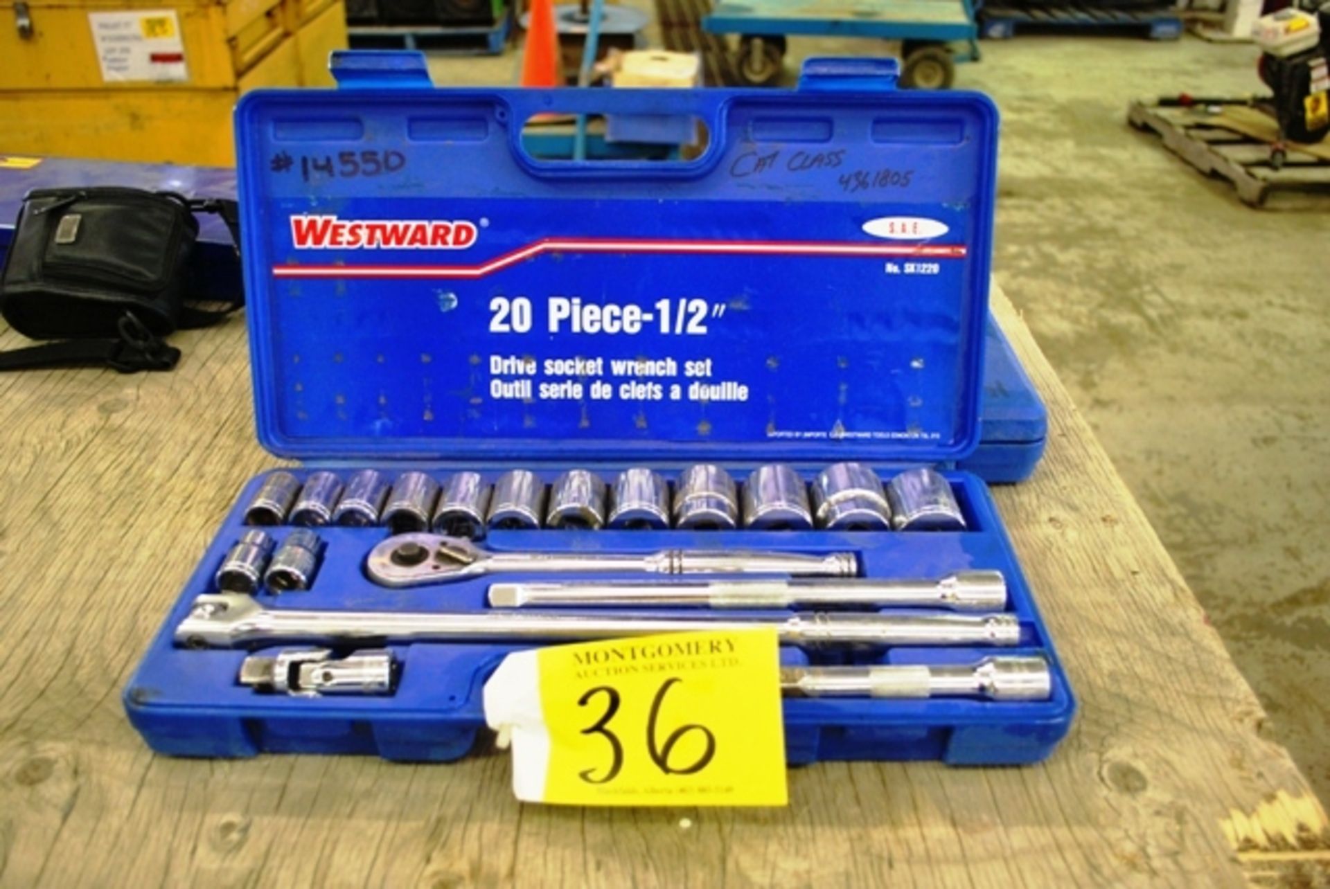 WESTWARD 1/2" SOCKET WRENCH SET L#152