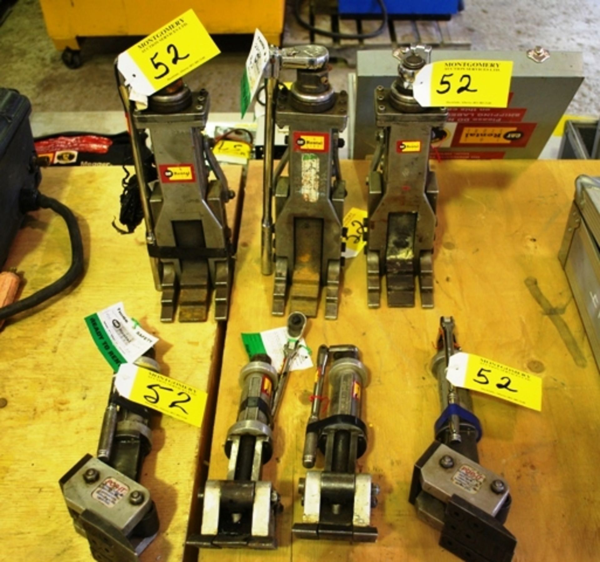 4-POP-IT GEARENCH FLANGE SPREADERS & PRYING TOOLS MODEL P95-525 10,000LB CAP. 3-POP-IT GEARENCH