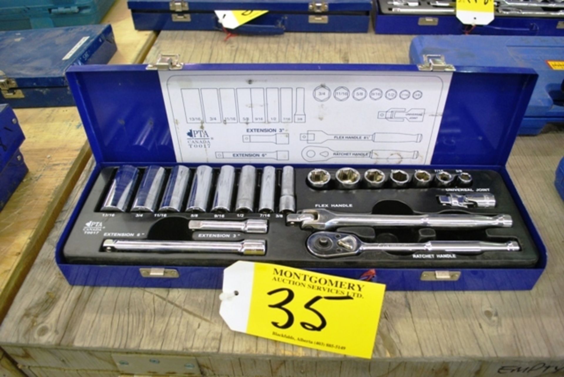 PTA 3/8" SOCKET WRENCH SET L#151