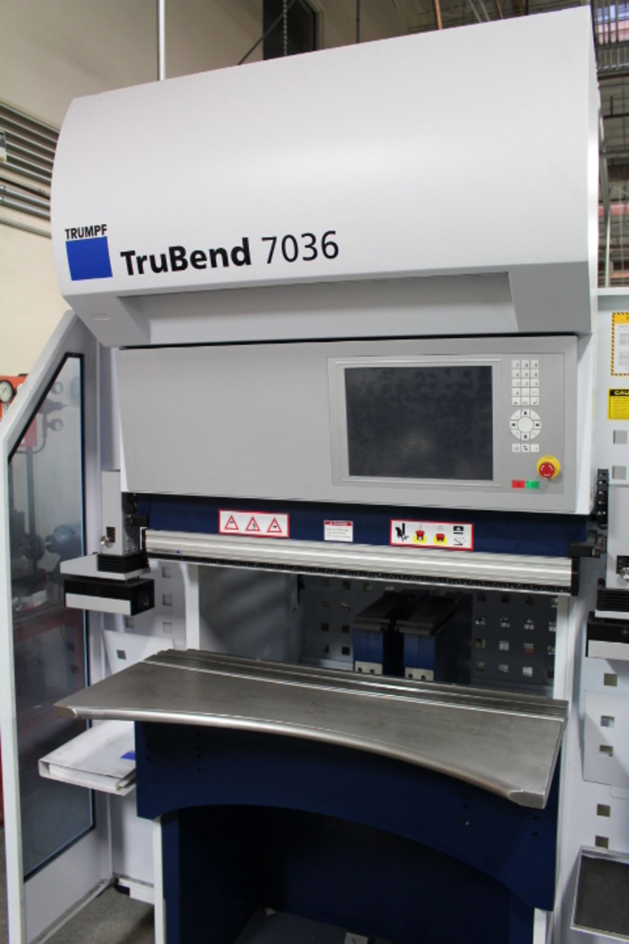 2014 TRUMPF TRUBEND 7036 CNC PRESS BRAKE, 36 TON, 6-AXIS BACK GAUGE, BENDING LENGTH: 40", USABLE - Image 4 of 16