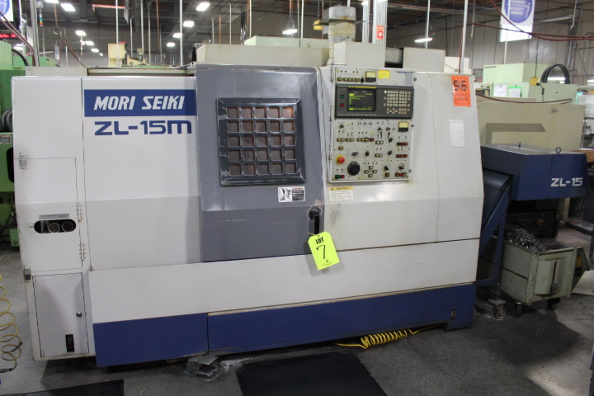 MORI SEIKI ZL-15 MC CNC TURNING CENTER, MF-D6 CNC CONTROL, C AXIS SPINDLE, MILLING / DRILLING
