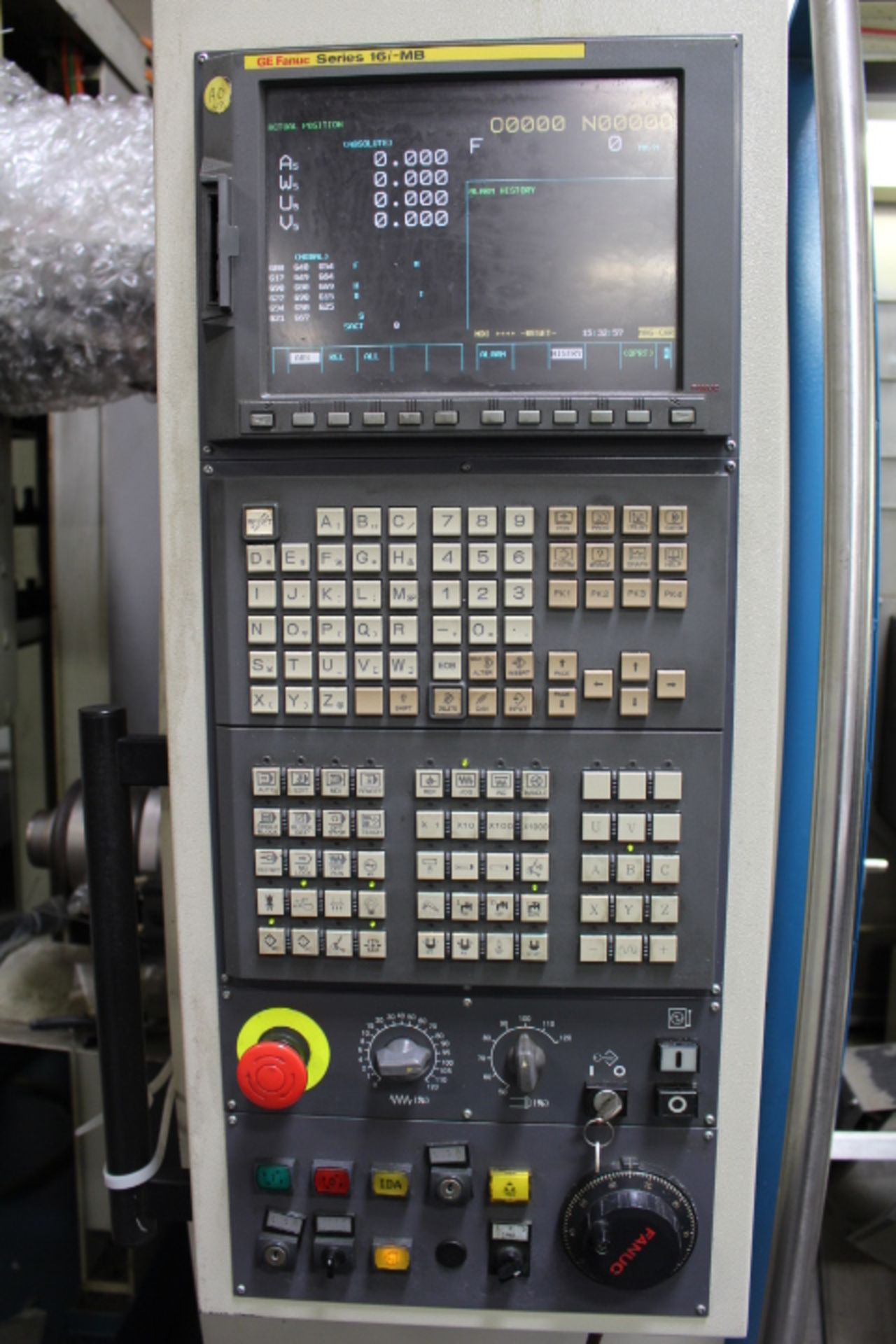 2007 WILLEMIN CNC MILL/TURNING LATHE, MODEL 518MT 7-AXIS, GE SERIES FANUC 16i-MB CNC CONTROL, 72 ATC - Image 4 of 38