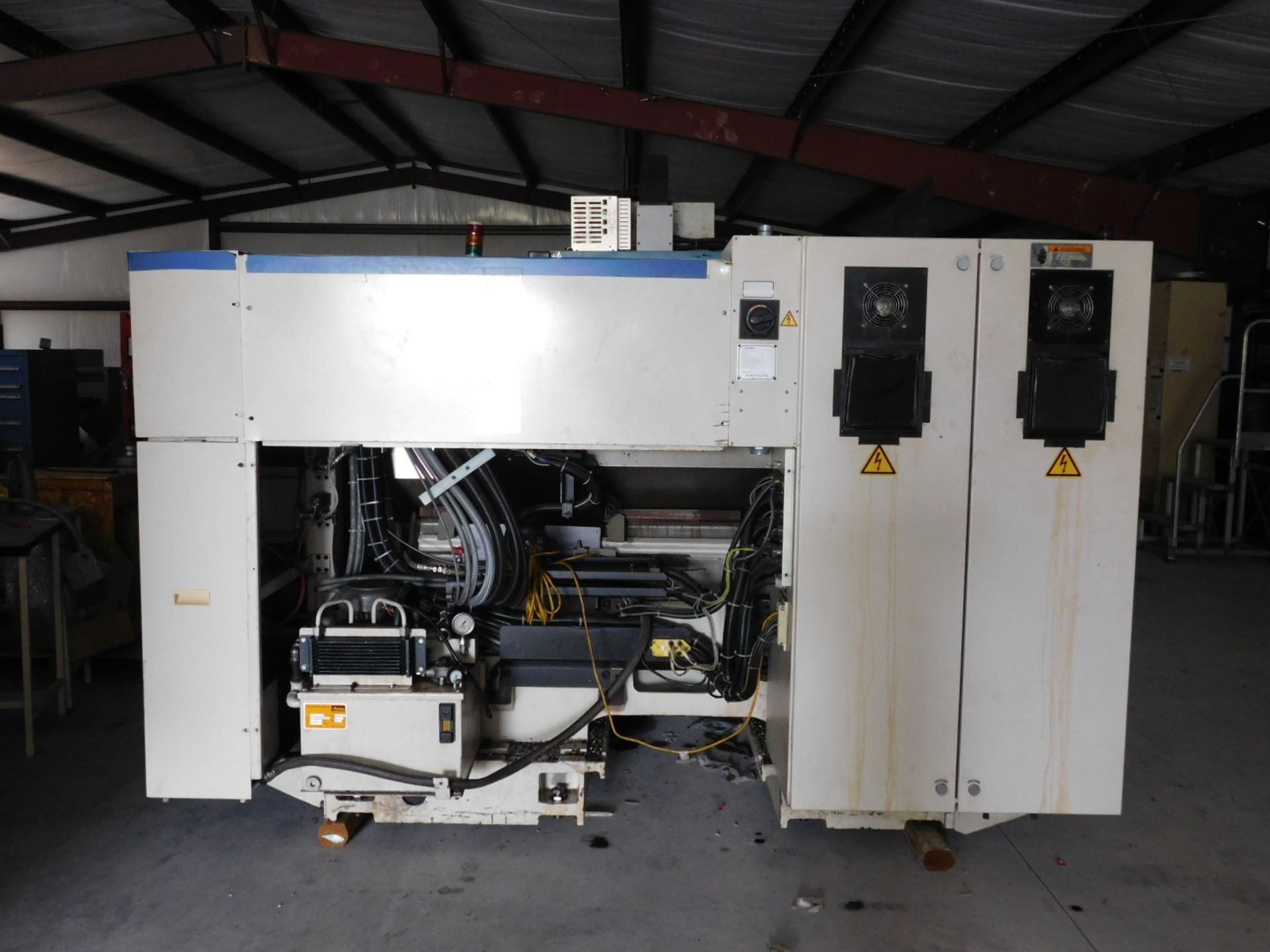 OKUMA CAPTAIN -L370 MW CNC TURNING CENTER, OPS-E100L CNC CONTROL, MAX SWING OVER BED: 20.08", - Image 8 of 9