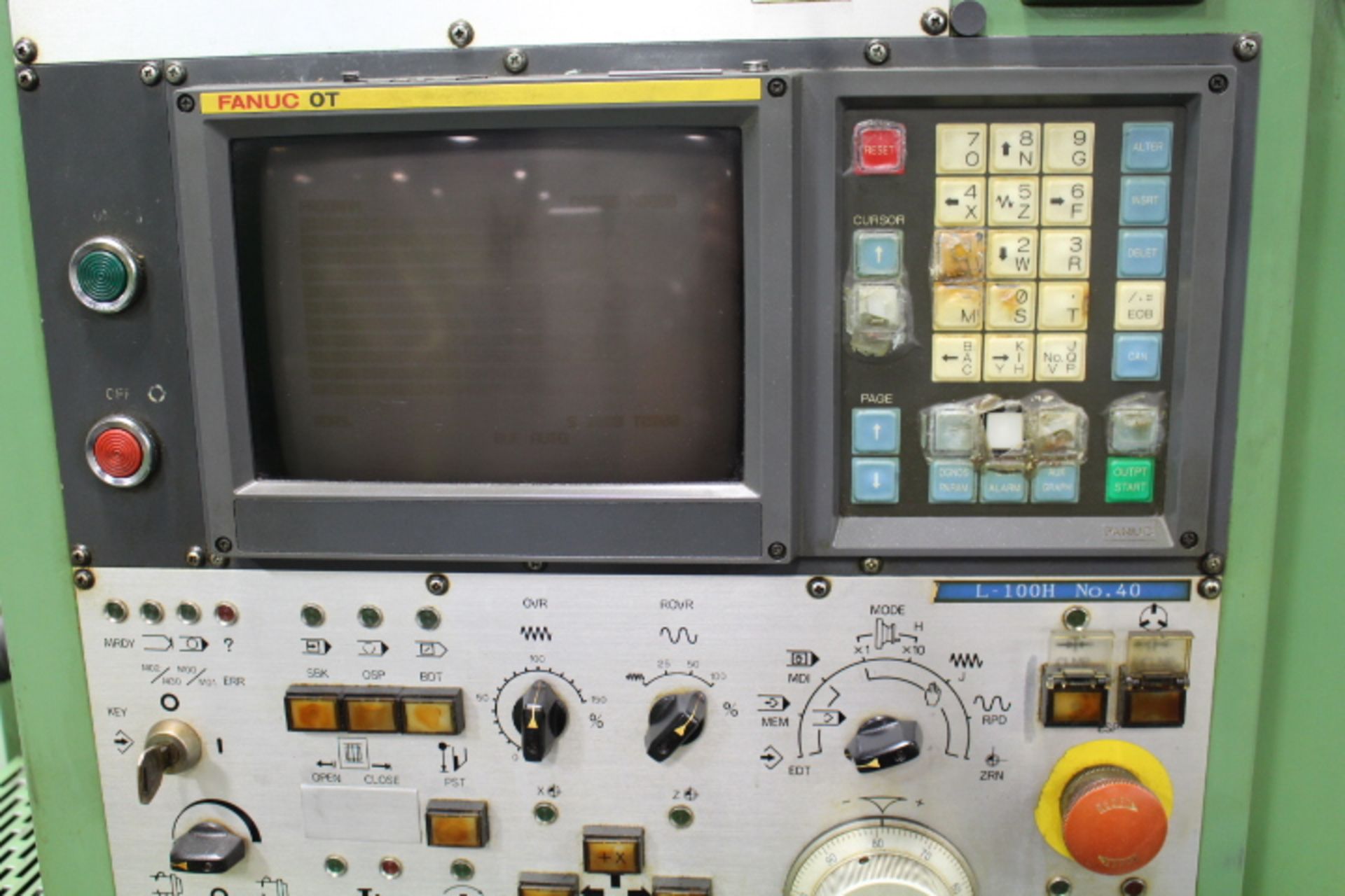 MORI SEIKI L-100H CNC MILL/TURNING CENTER, FANUC OT CNC CONTROL, S/N 40 - Image 6 of 9
