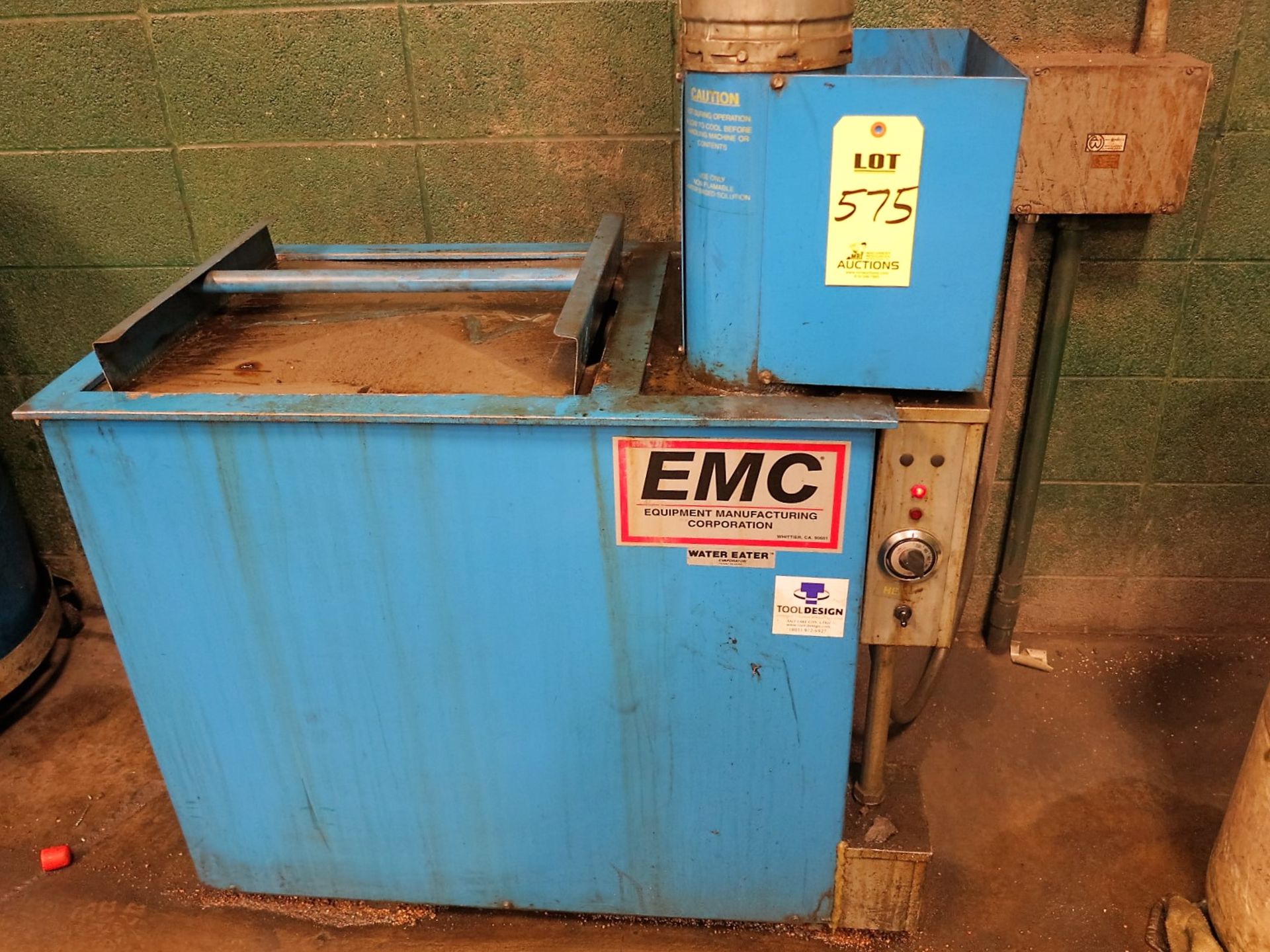 EMC WATER EATER-EVAPORATOR, MODEL 85E-SS