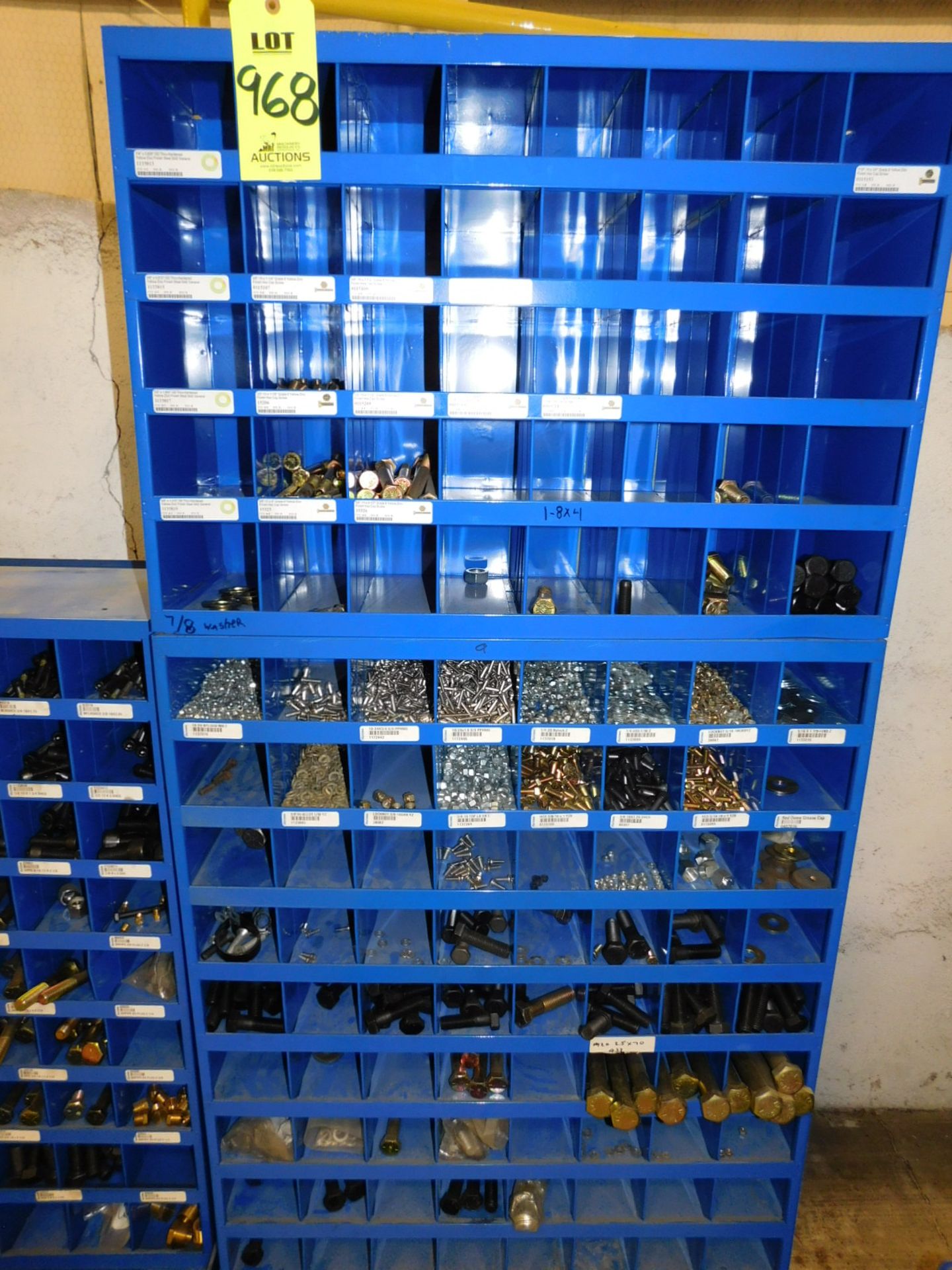 FASTENAL ROLLING HARDWARE CABINET, W/CONTENTS (SEE PHOTO)