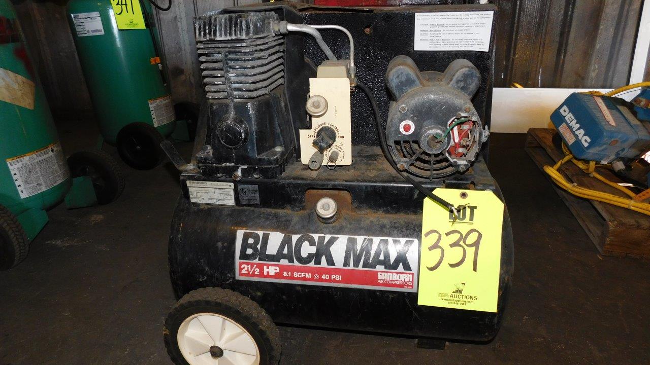black max air compressor 5hp