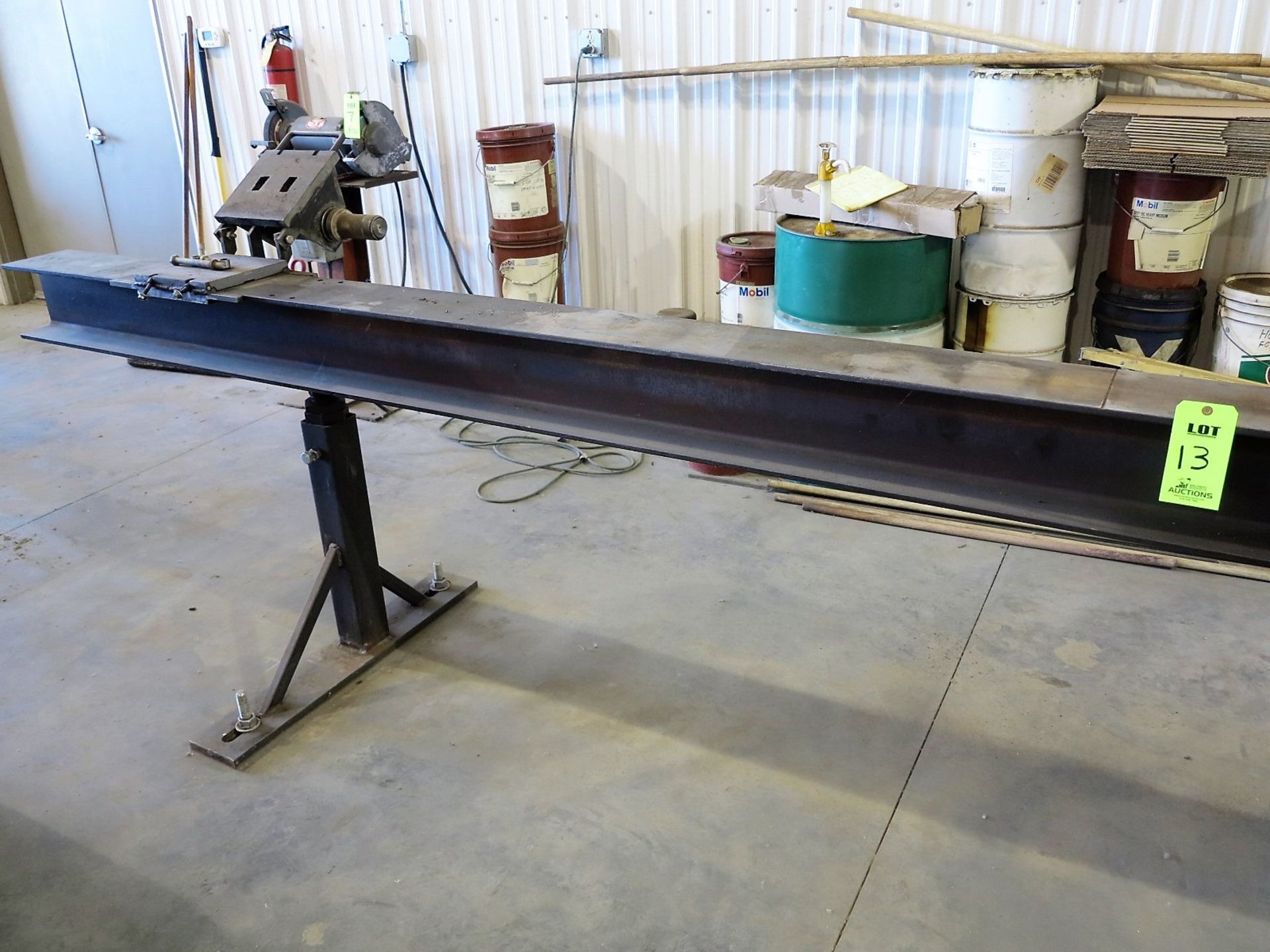 CUSTOM MADE, MANUAL BAR FEEDER FIXTURE, 18" LONG - Image 2 of 4