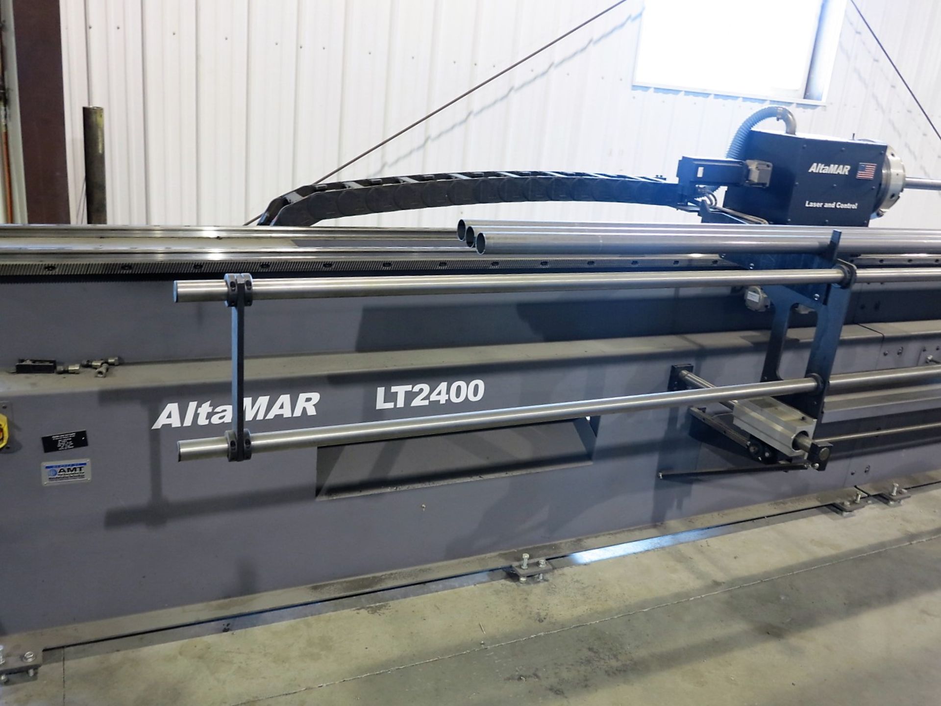 2010 ALTAMAR LT-2400 LASER TUBE CUTTING & MARKING SYSTEM, TUBE TYPE ROUND, RECTANGULAR, SQUARE, - Image 6 of 14