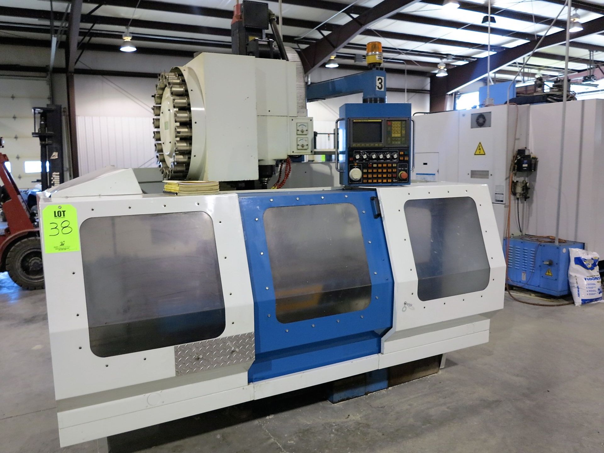 SUPERMAX MAX 1 VERTICAL MACHINING CENTER, MODEL YCM-VMV-60A, FANUC SERIES O-M CNC CONTROL,