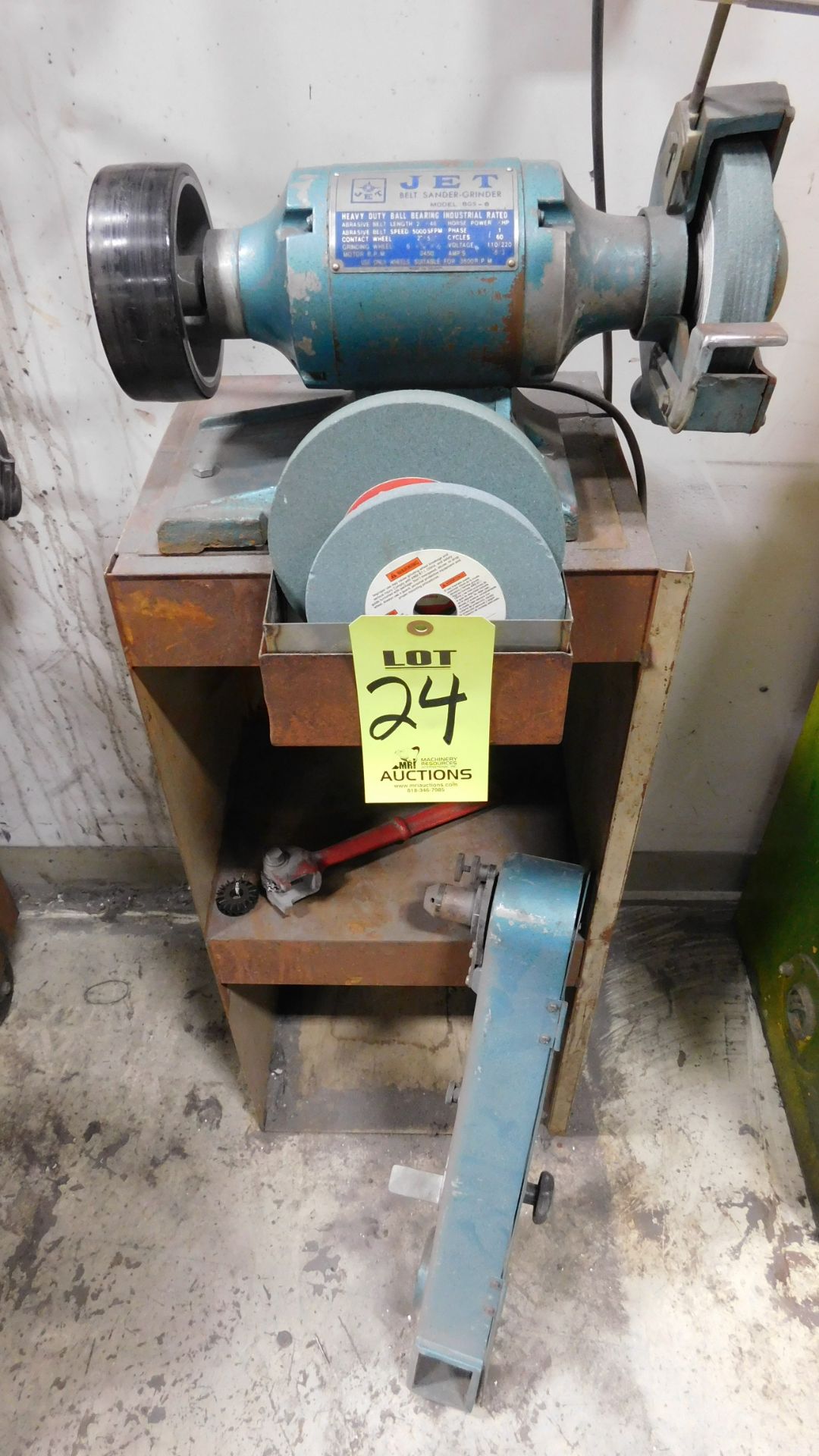 JET BELT SANDER-GRINDER, MODEL BGS-6