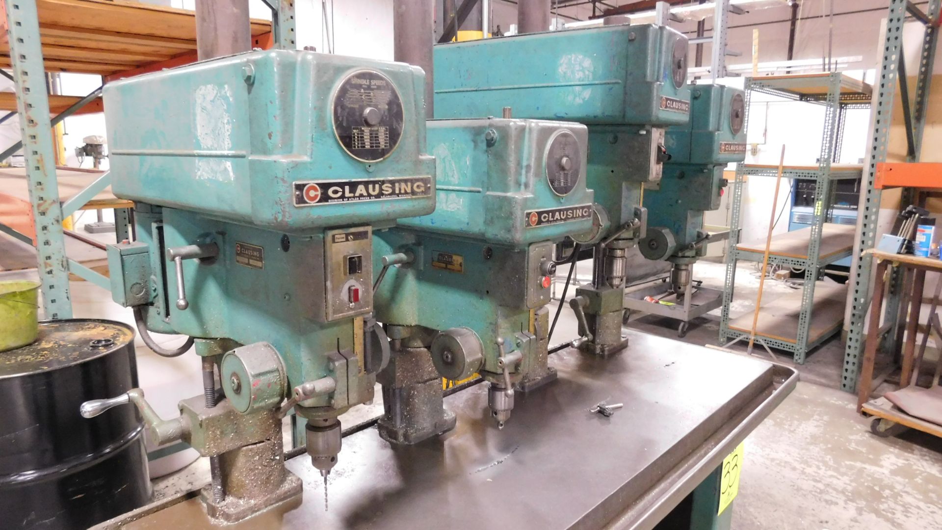 CLAUSING SERIES 16SC, 15" FOUR SPINDLE DRILL PRESS - Image 2 of 4