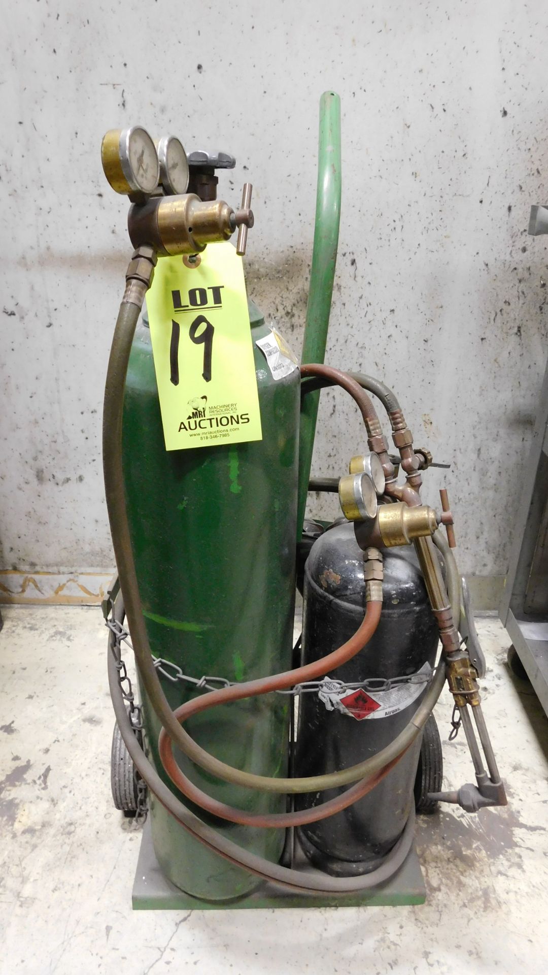 OXY-ACETYLENE CUTTING RIG, PORTABLE