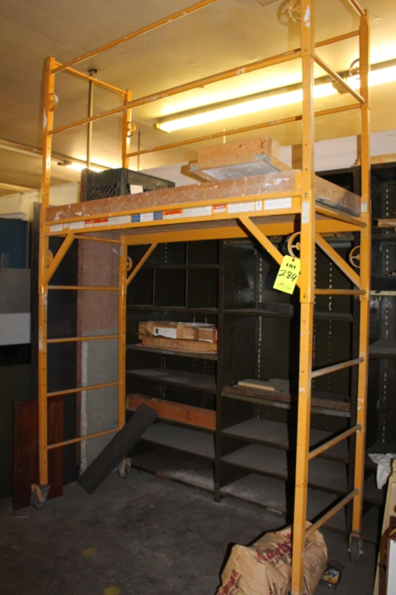 PERRY SCAFFOLDING SYSTEMS & METAL SHELF - Image 2 of 2