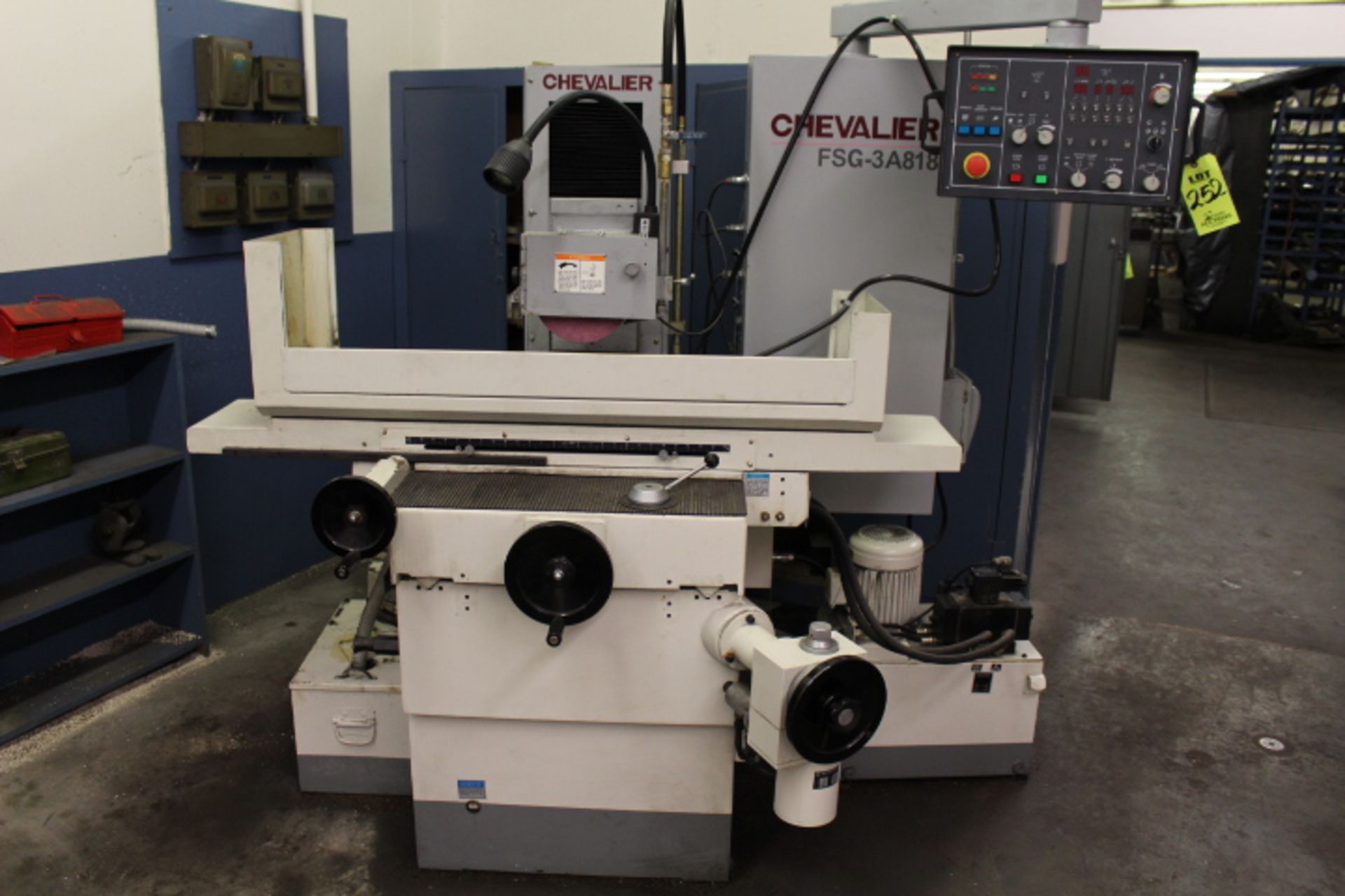 2015 CHEVALIER AUTO SURFACE GRINDER FSG-3A818, 8" x 18"KINGTUN ELECTRO MAGNETIC CHUCK, AUTO LUBE