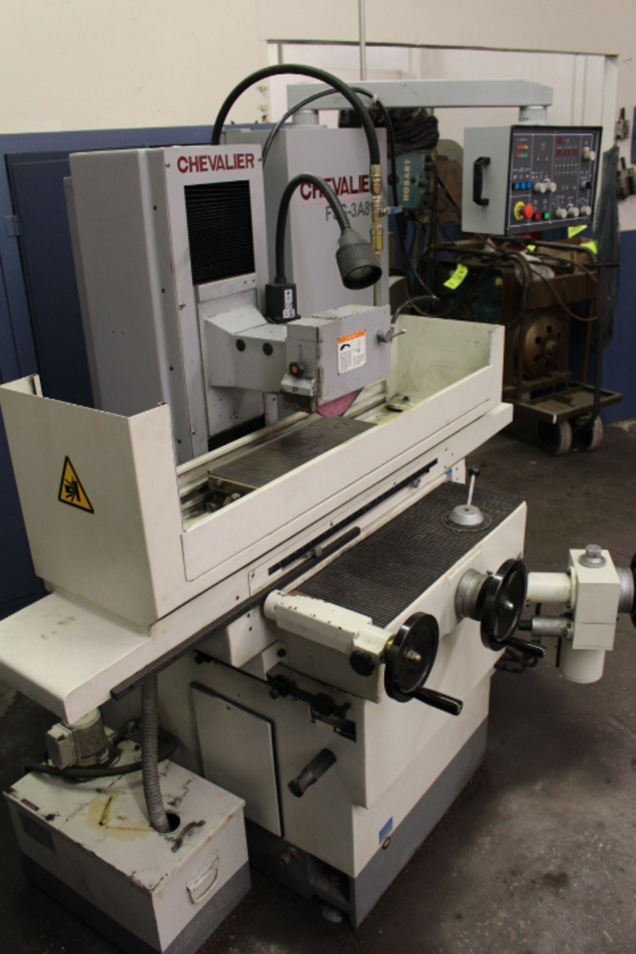 2015 CHEVALIER AUTO SURFACE GRINDER FSG-3A818, 8" x 18"KINGTUN ELECTRO MAGNETIC CHUCK, AUTO LUBE - Image 6 of 9