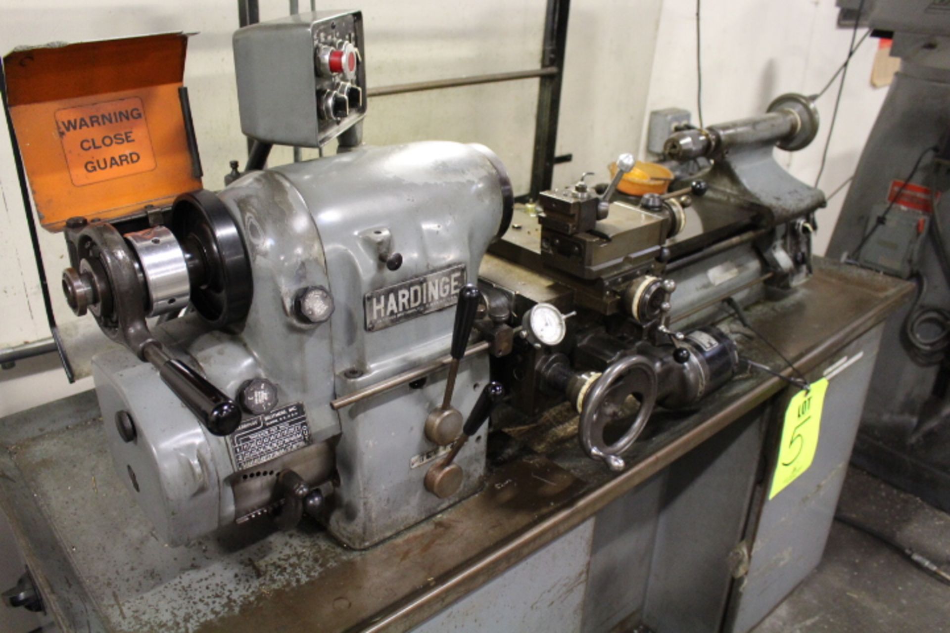 HARDINGE MODEL HLV-H SUPER PRECISION LATHE - Bild 4 aus 6