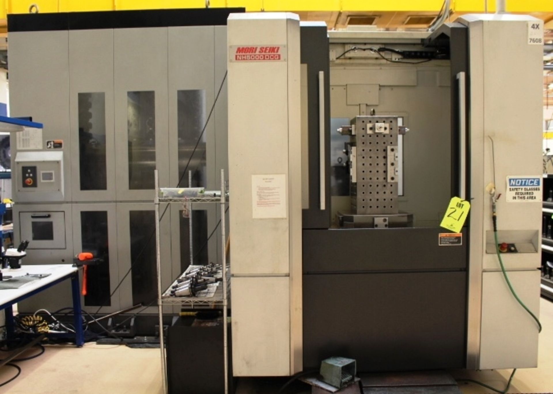 2006 MORI SEIKI NH5000 DCG HORIZONTAL MACHINING CENTER, MSX-70 III CNC CONTROL, FULL 4TH AXIS, XYZ