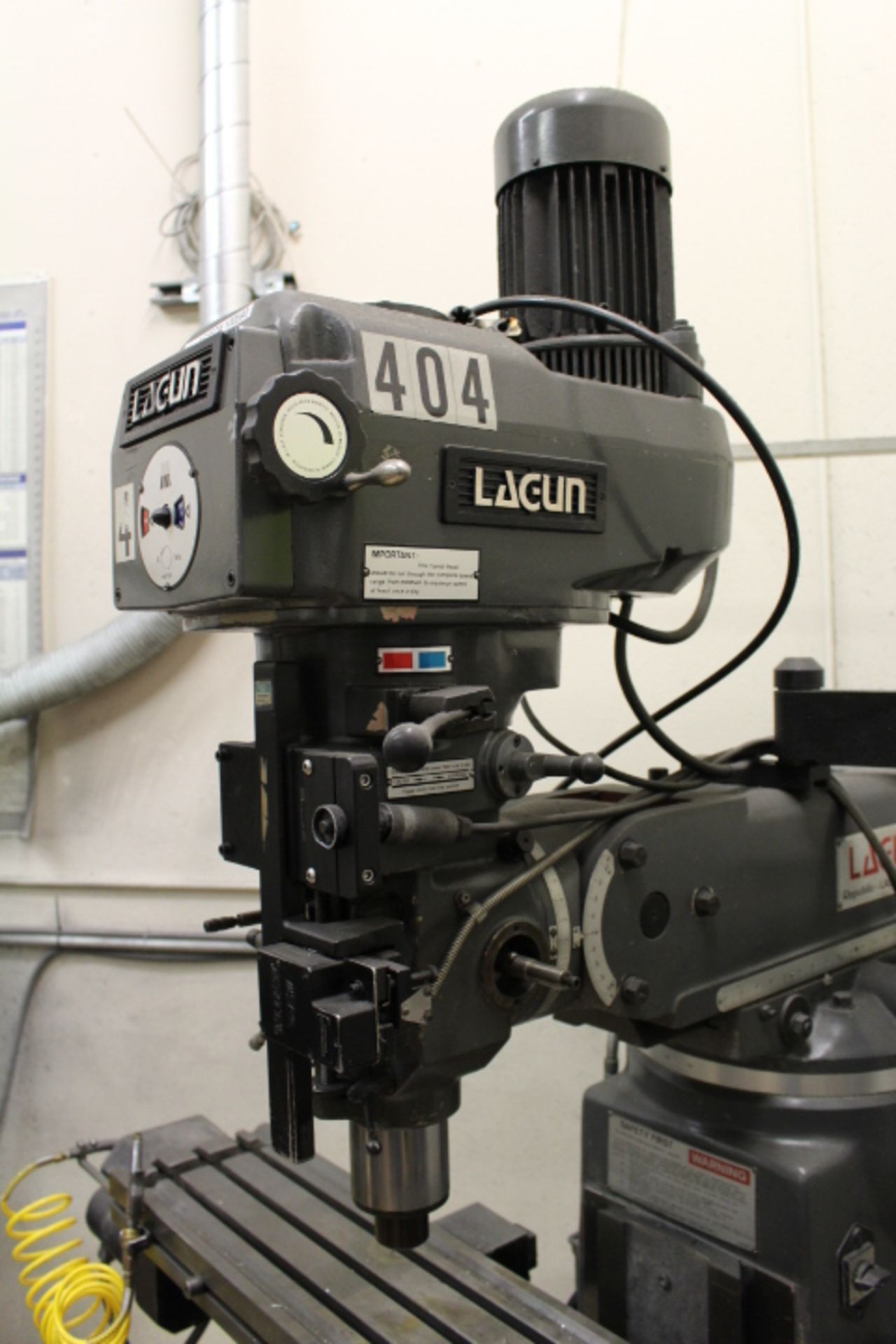 LAGUN CNC VERTICAL MILLING MACHINE, MODEL FTV-2, PROTO TRAK MX2 CONTROL, POWER DRAW BAR, COOLANT - Image 5 of 6