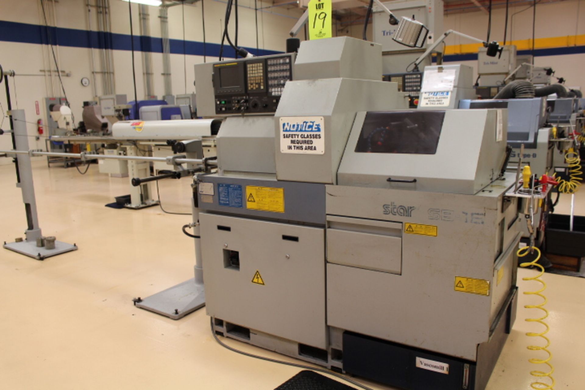 STAR SB-16 CNC 5-AXIS SWISS TYPE CNC LATHE, FANUC SERIES 18i-TB CONTROL, 4-SPINDLE ATTACHMENT,