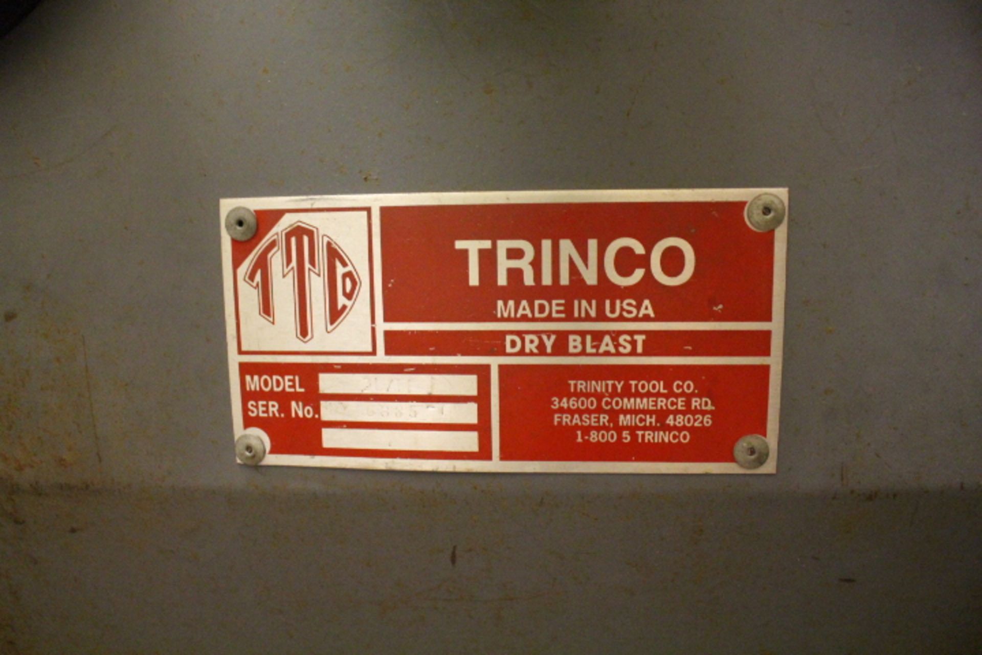 TRINCO 36” X 24” SAND BLAST CABINET - Bild 4 aus 4