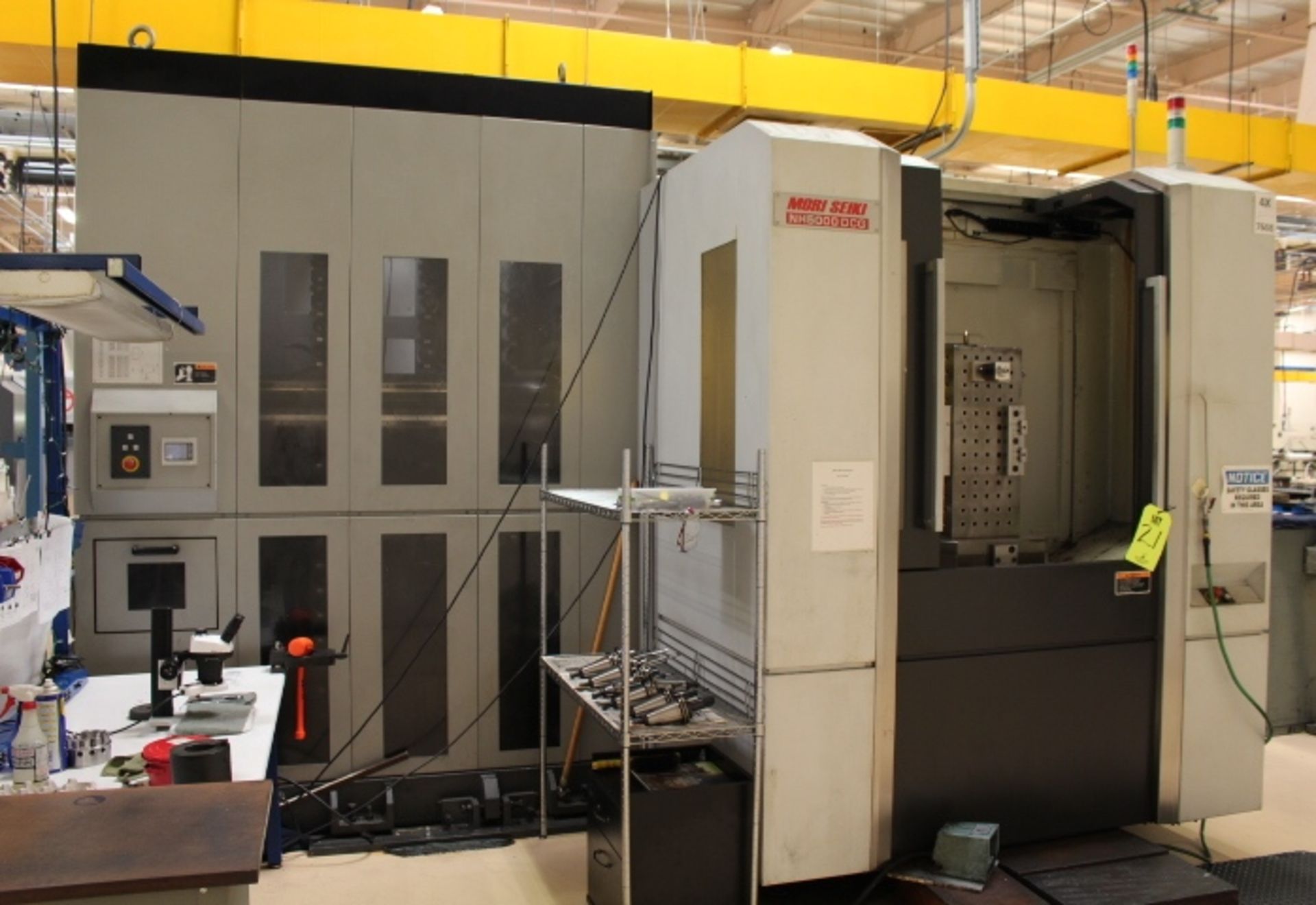 2006 MORI SEIKI NH5000 DCG HORIZONTAL MACHINING CENTER, MSX-70 III CNC CONTROL, FULL 4TH AXIS, XYZ - Image 7 of 54