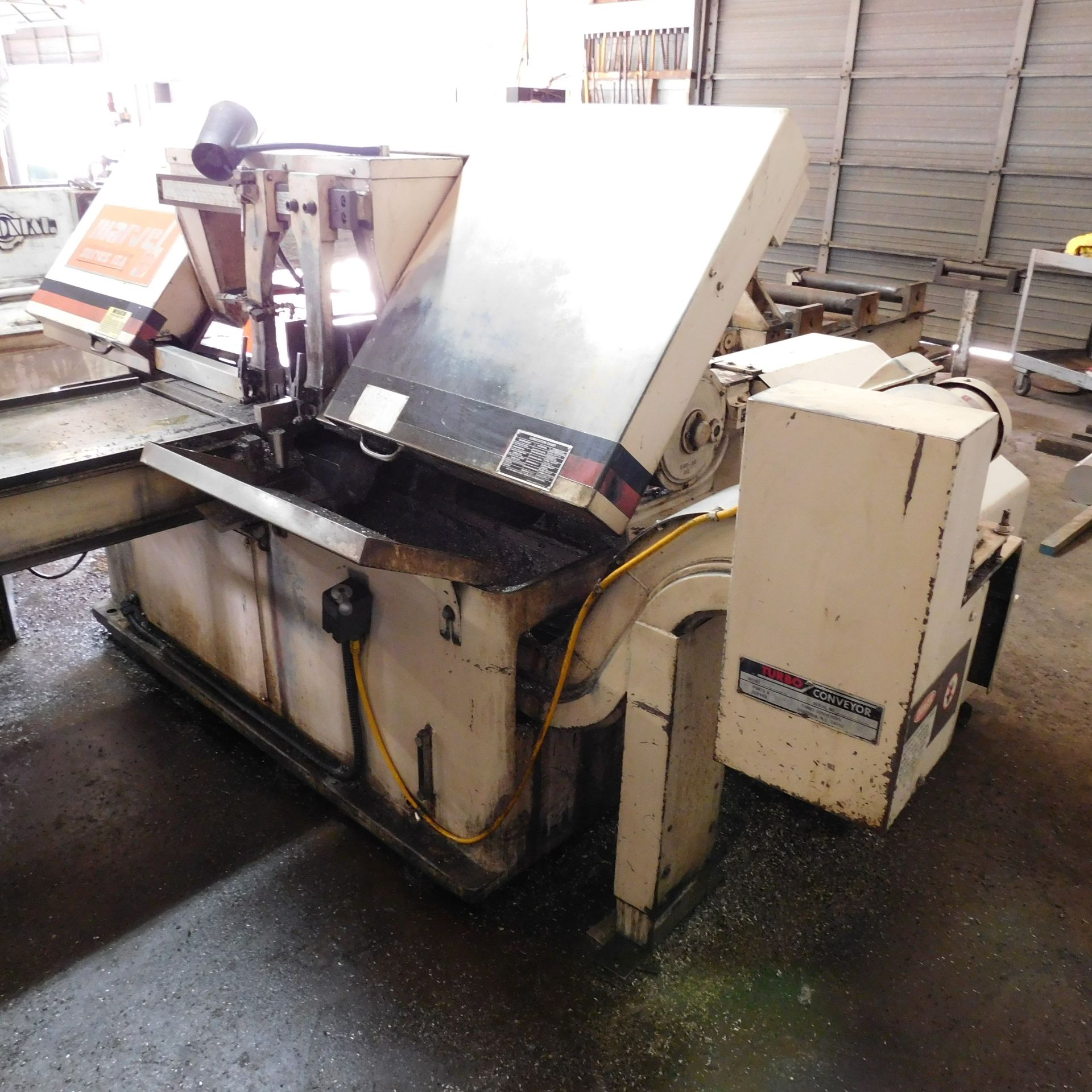 MARVEL SERIES 15A CNC HORIZONTAL BANDSAW, CAPACITY: 20" X 16", MARVEL PLC CNC CONTROL, 10' SHUTTLE - Image 3 of 12