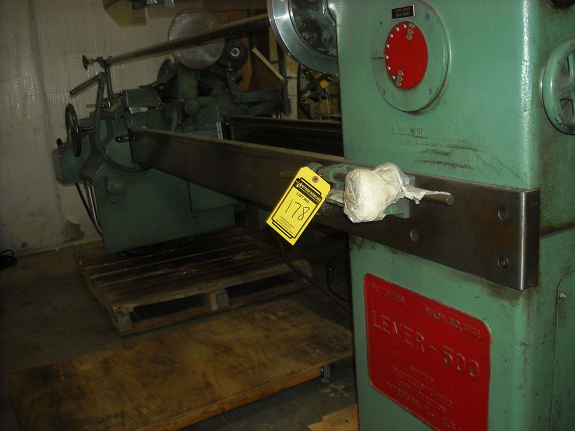 LEVER 500 AUTOMATIC ROLL SLITTER, MACH NO-880-88