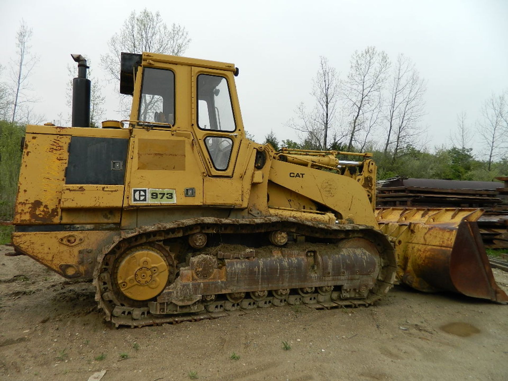 CAT 973 TRACK LOADER, 114'' BUCKET, CAT 3306 22'' TRACKS, 14,523 HOURS, S/N 66GUD772 - Image 2 of 2