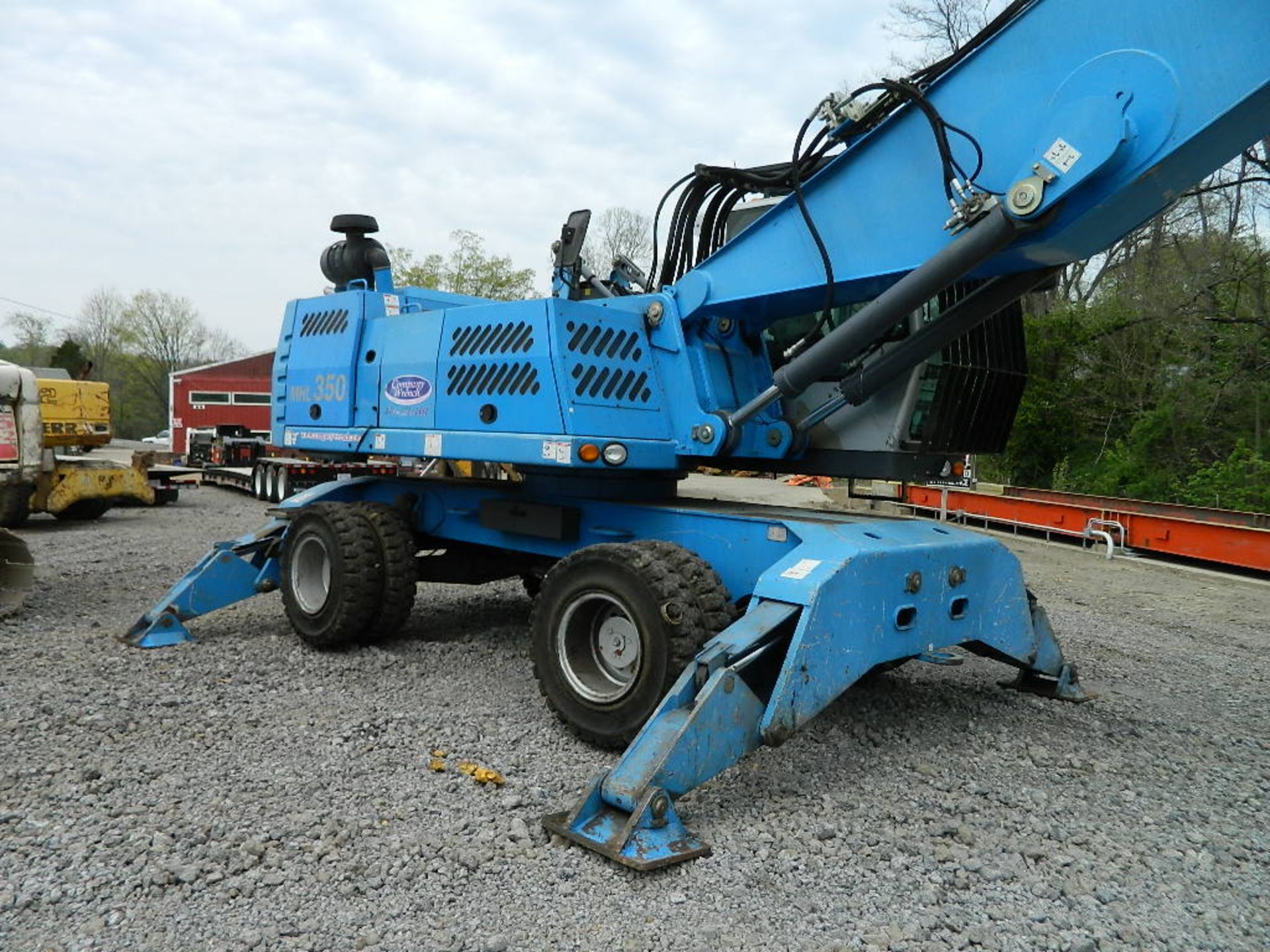 2010 TEREX FUCHS MHL 350 WHEEL EXCAVATOR, S/N 50210/1806, DEUTZ DIESEL, 20' STICK, 45' REACH, - Image 3 of 4