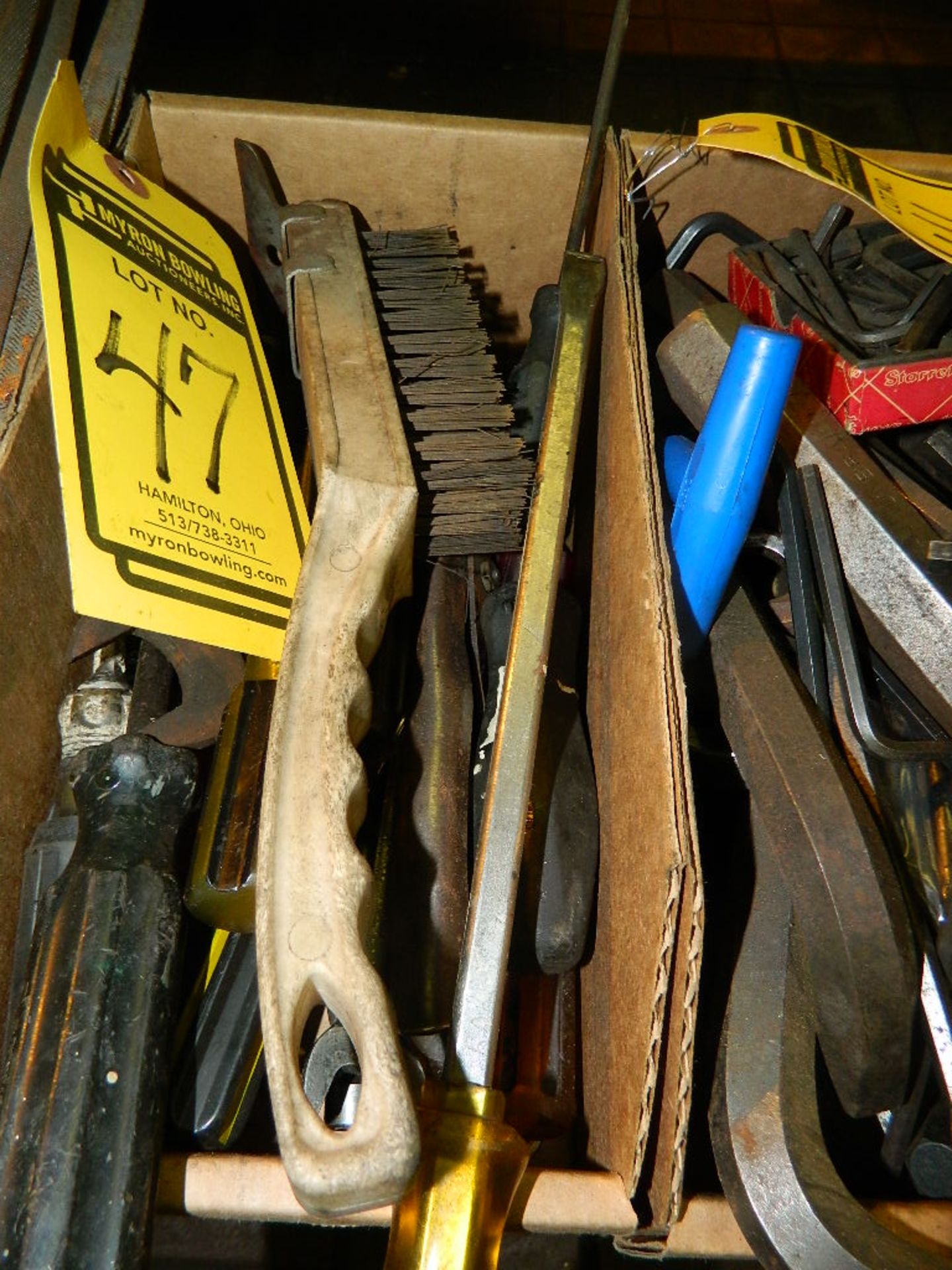 ASSORTED SCREW DRIVERS, WRENCHES, AND MISC. TOOLS