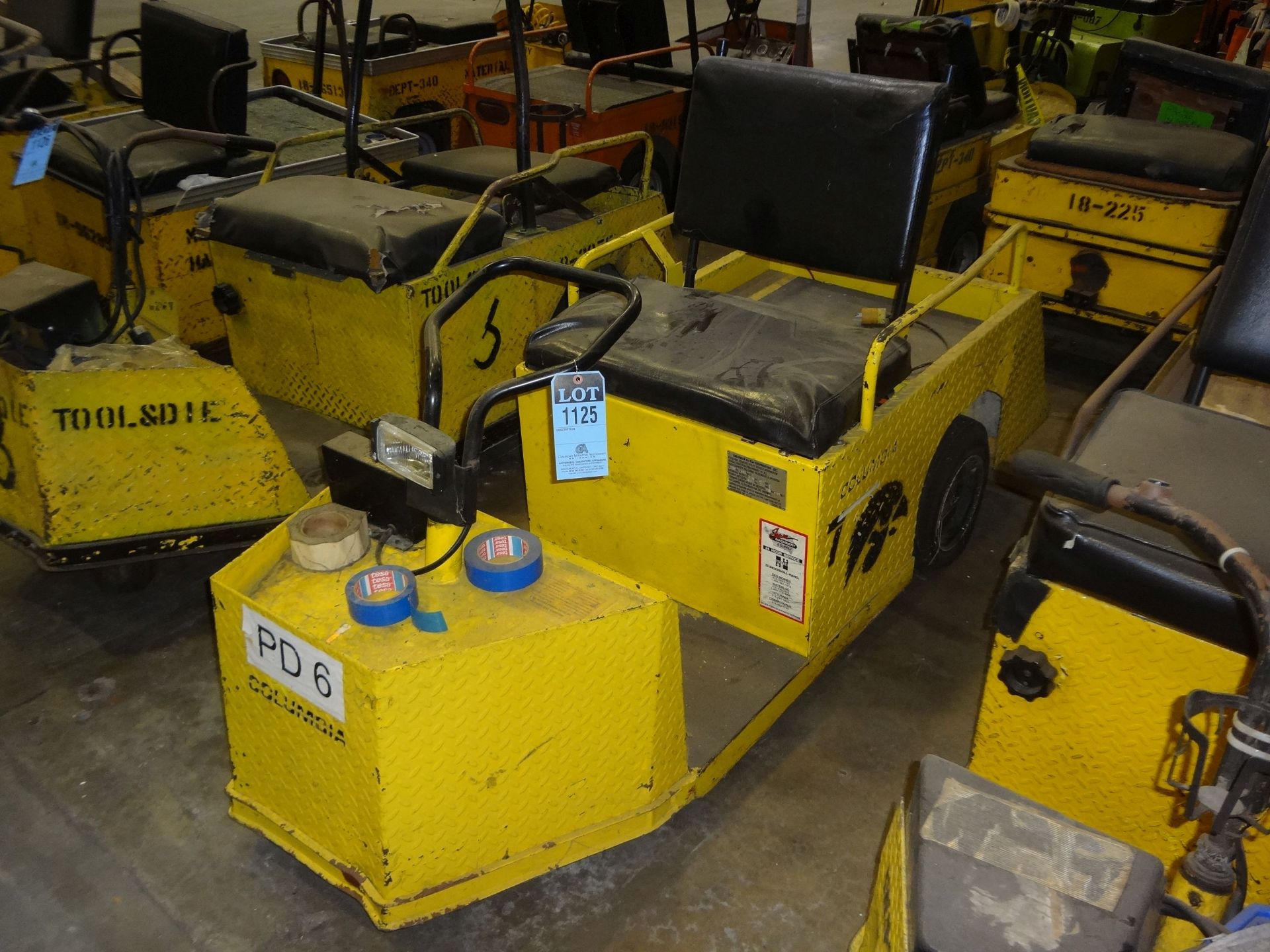 CUSHMAN 3-WHEEL ELECTRIC MAINTENANCE CART