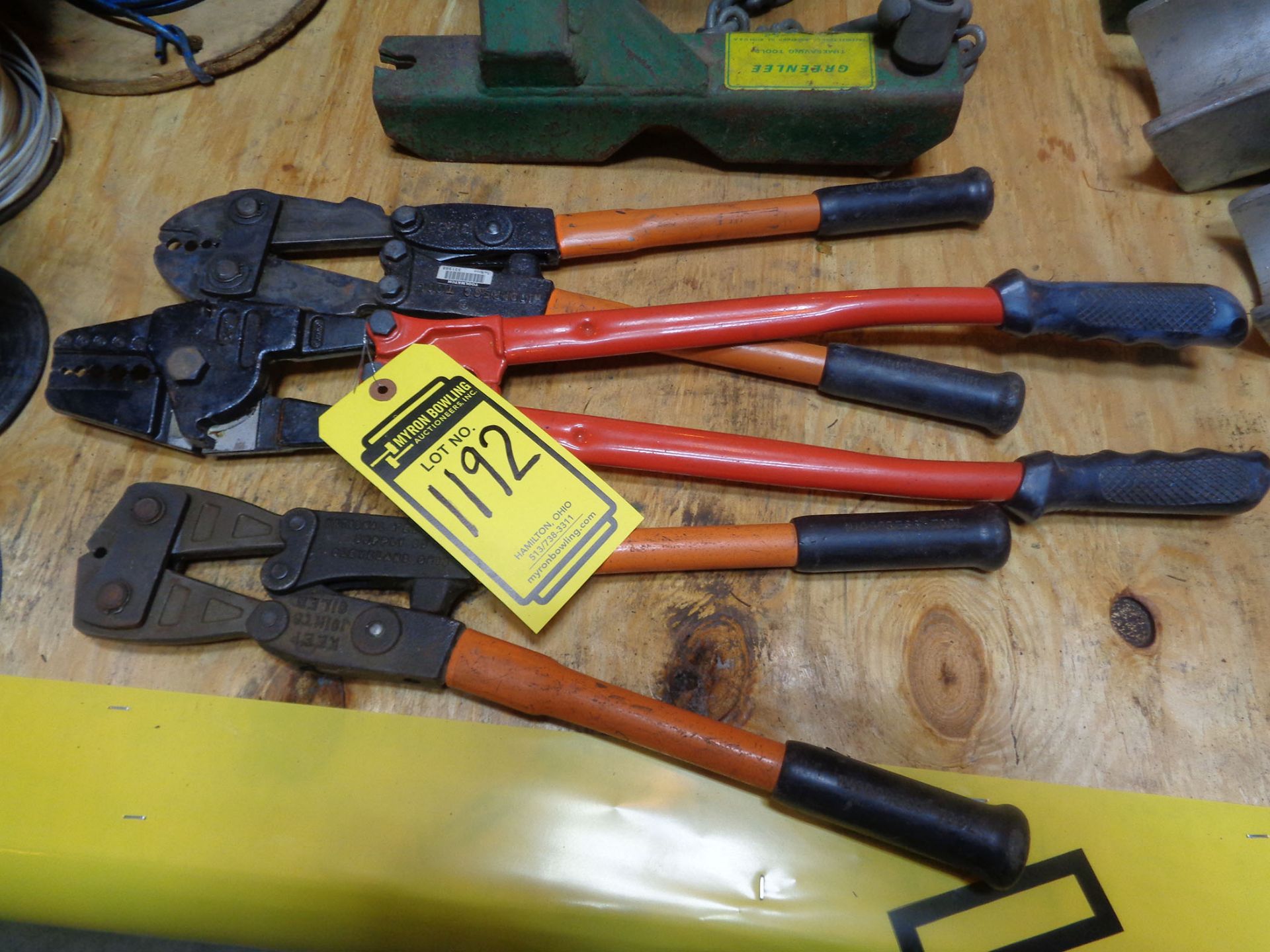 LOT OF WIRE CRIMPERS