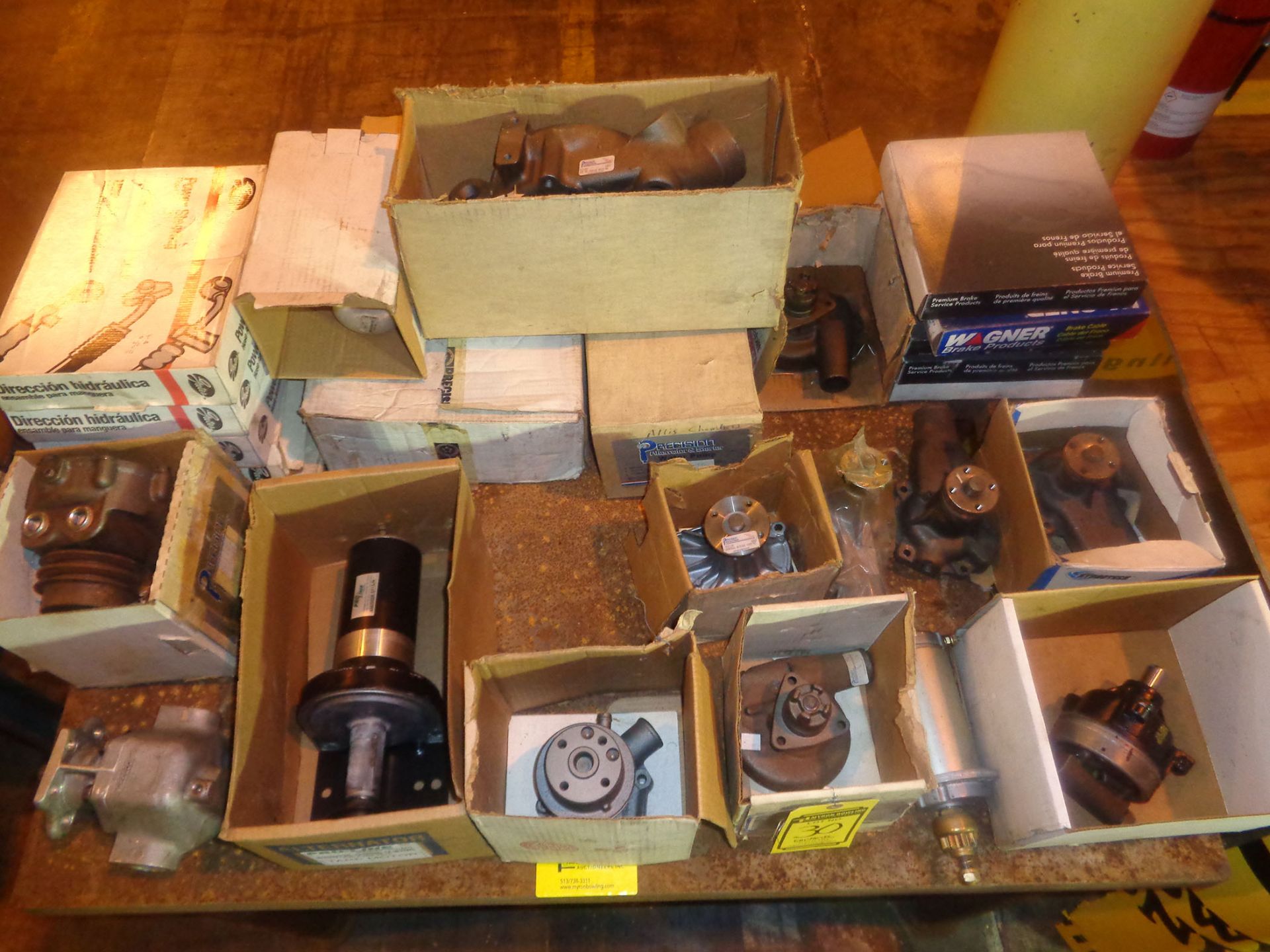 CONTENTS OF TABLE - ALTERNATORS, HOSES, WATER PUMPS, ETC. - Image 2 of 2