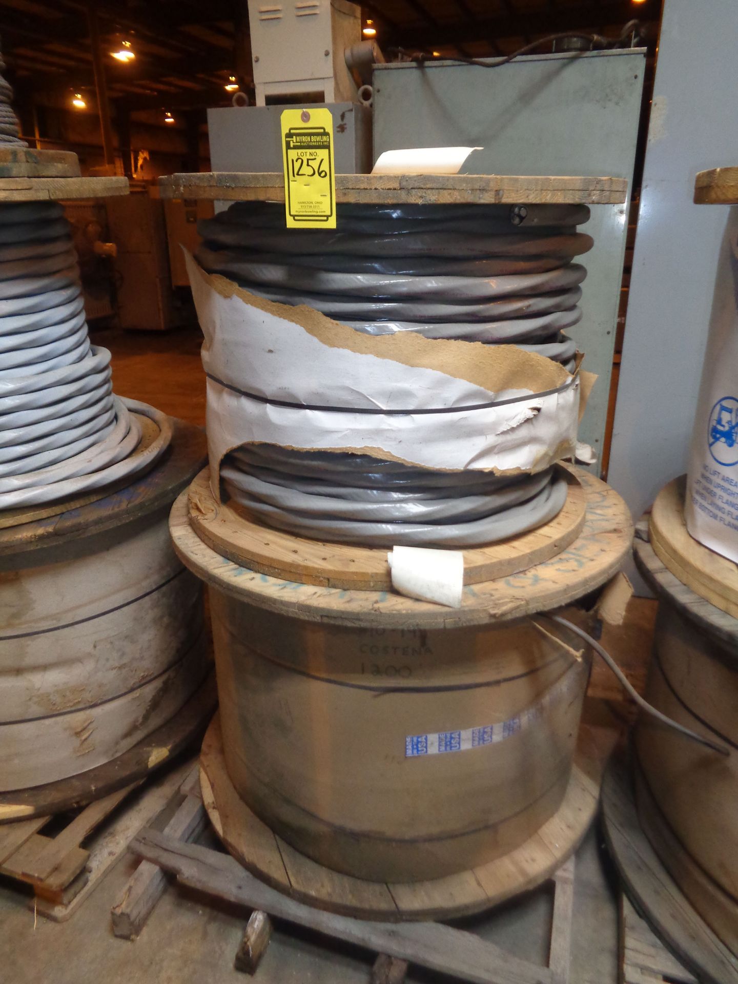LARGE SPOOLS OF SERVICE CABLE (X 2)