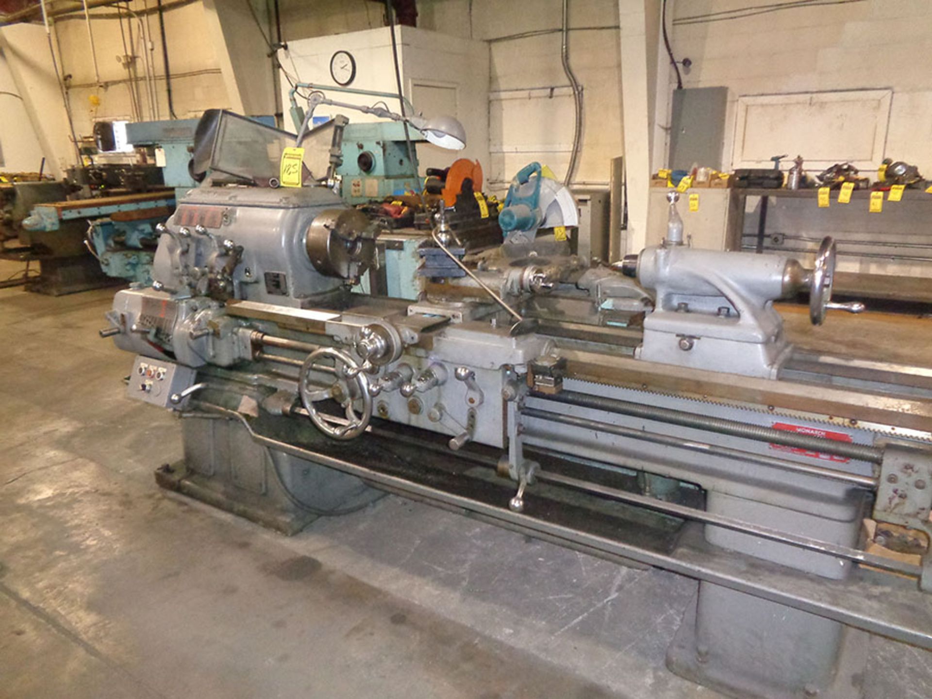 MONARCH 18'' X 54'' GEARED HEAD ENGINE LATHE, S/N 24488