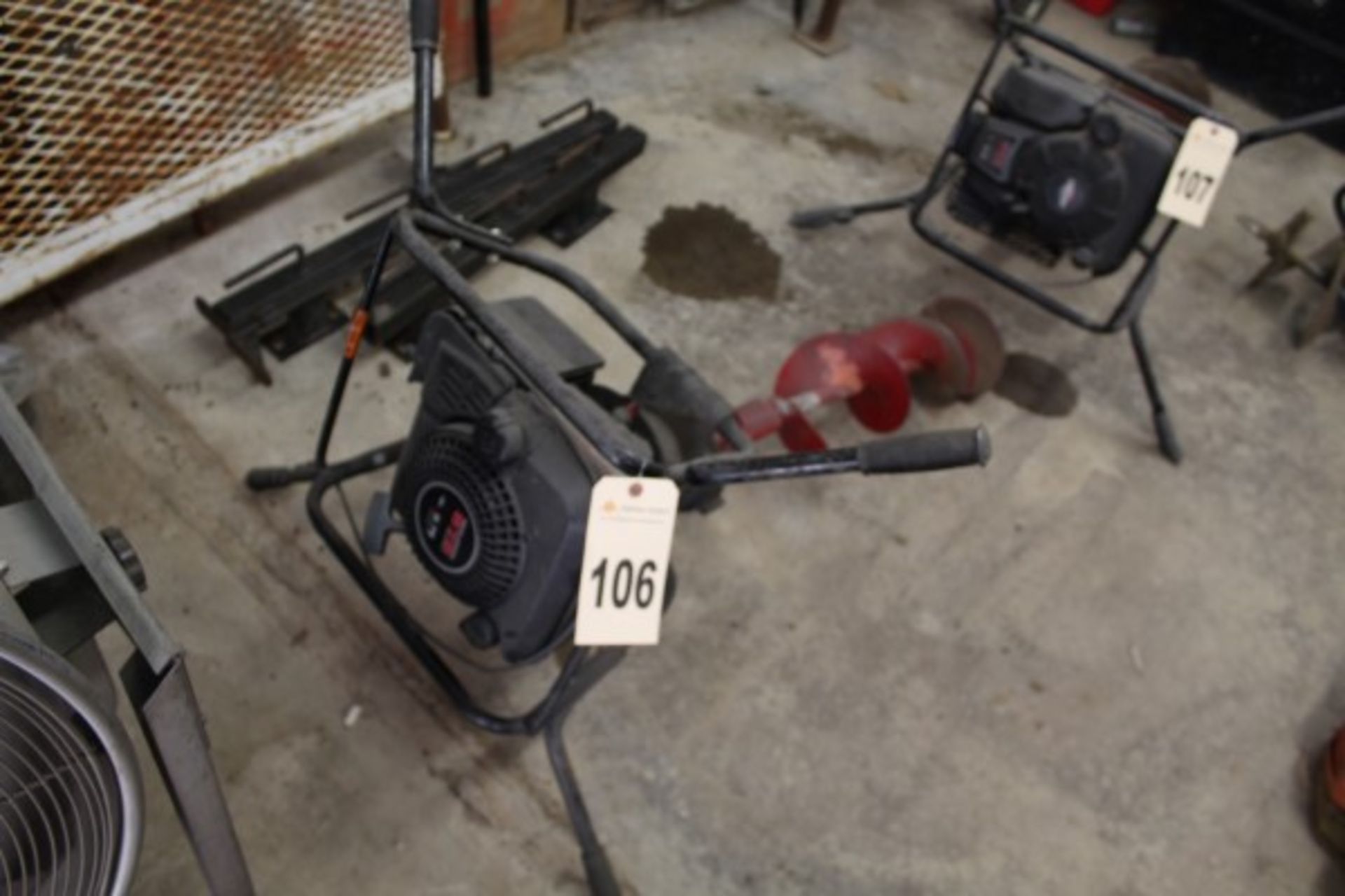 Portable Gas Powered Post Hole Digger