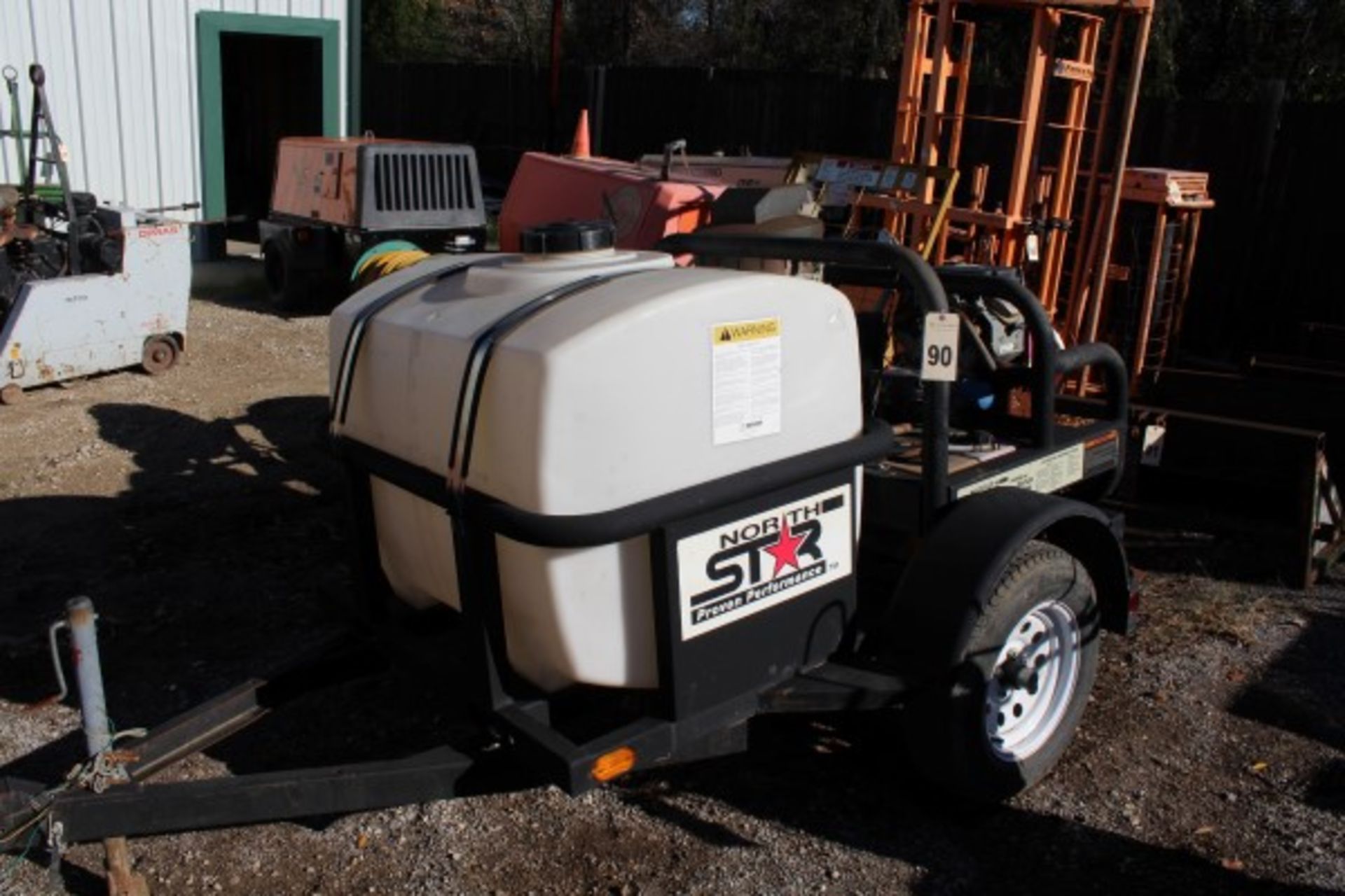 North Star Power Wash Trailer, 18 HP Honda Powered