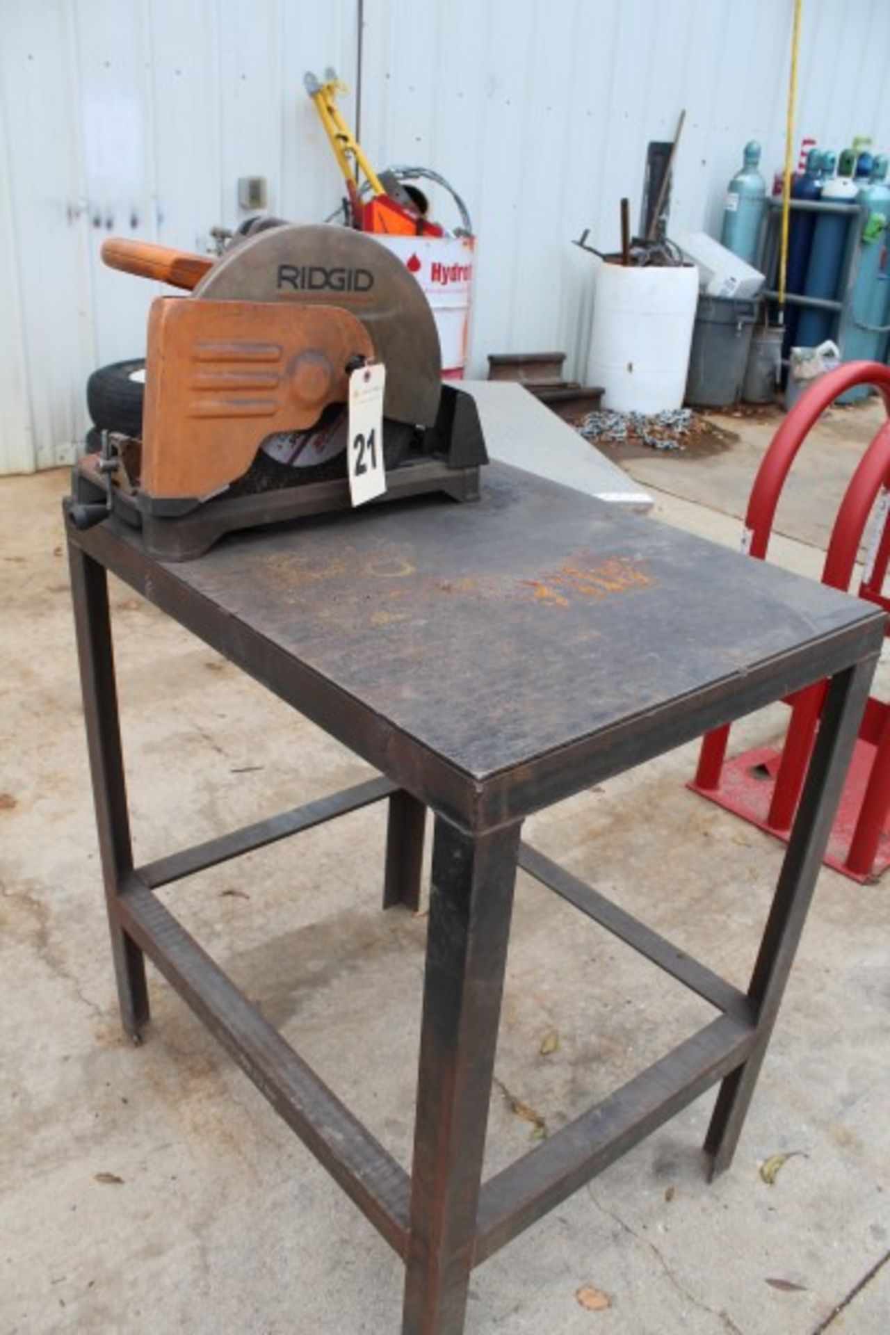 Ridgid Abrasive Cut-Off Saw, W/ Bench