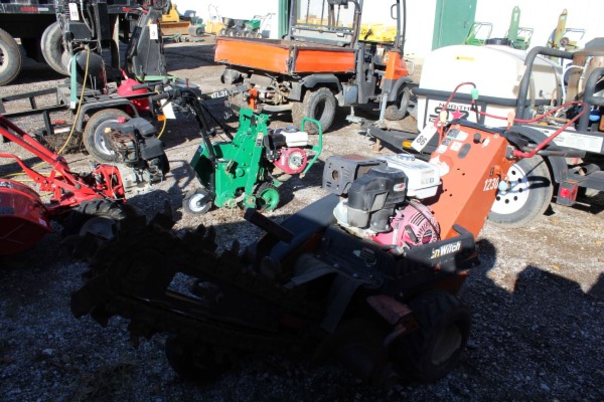 Ditch Witch Walk Behind Trencher, M# 123OH, S/N 1W1696