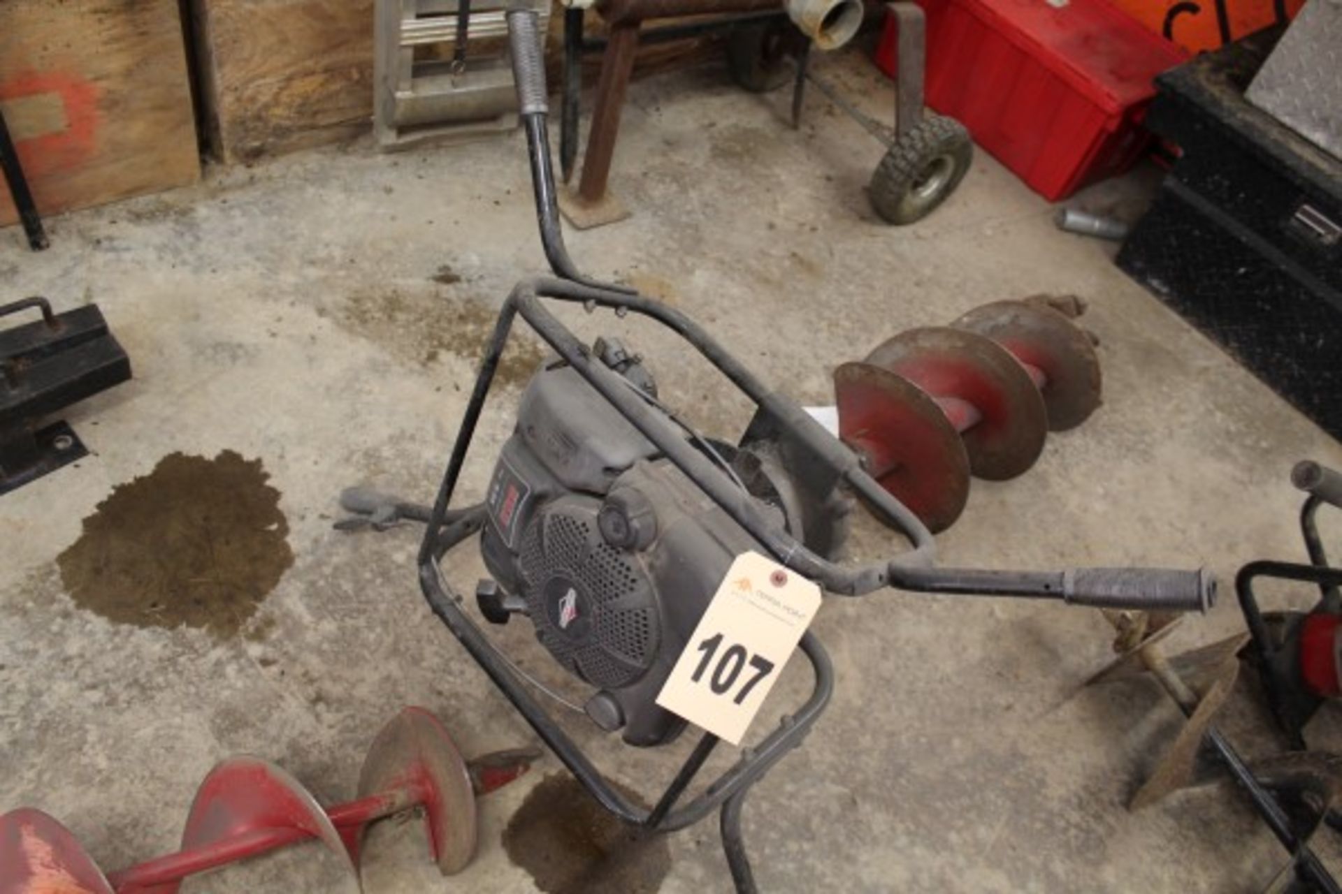 Portable Gas Powered Post Hole Digger