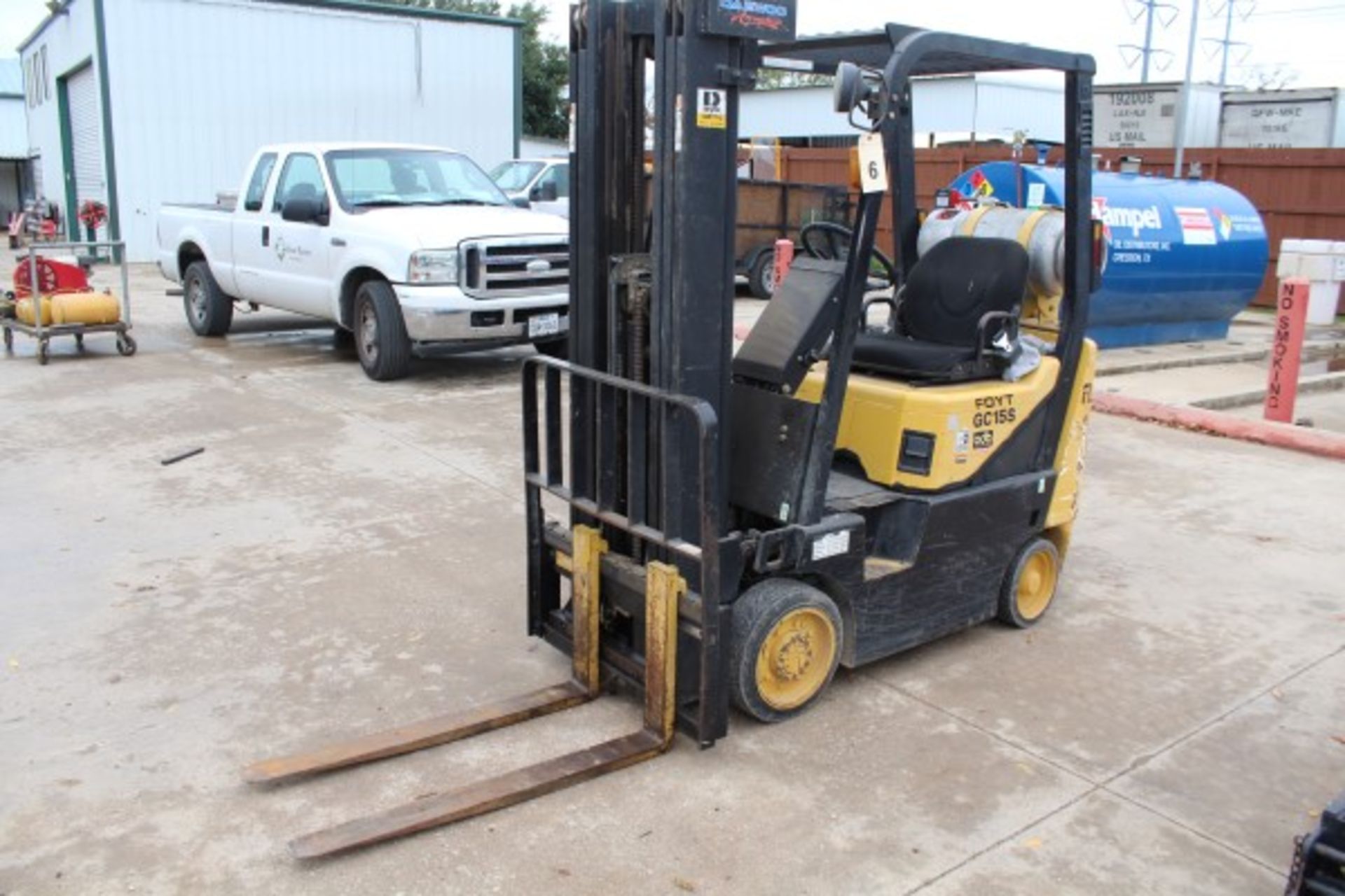 Daewoo 2,550 lb. Fork Lift, M# GC-155-2, S/N D!-00330, 1,201 hours