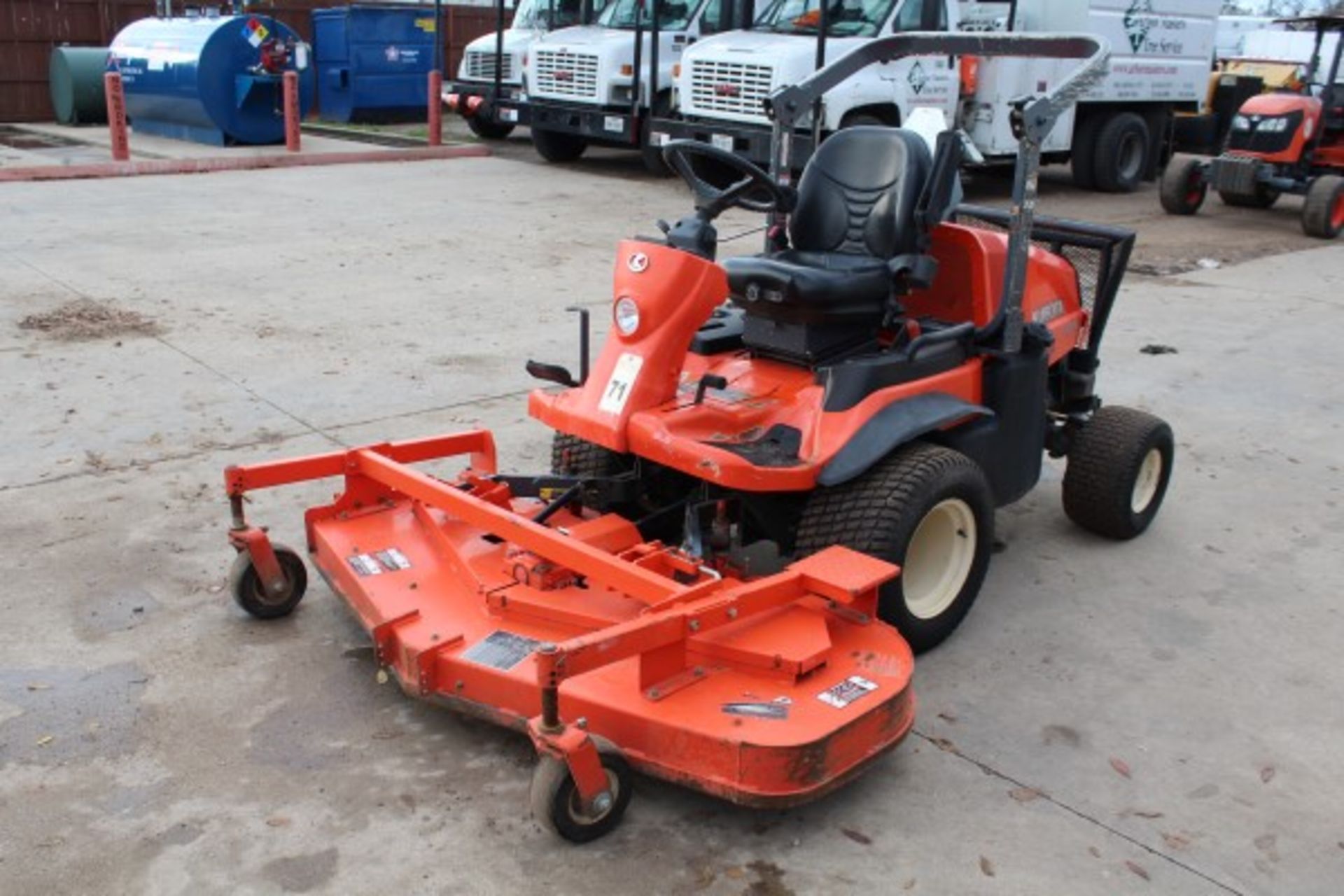 Kubota 72" F3080 Mower, M# RCK72P, S/N 13572, 1,125 Hours