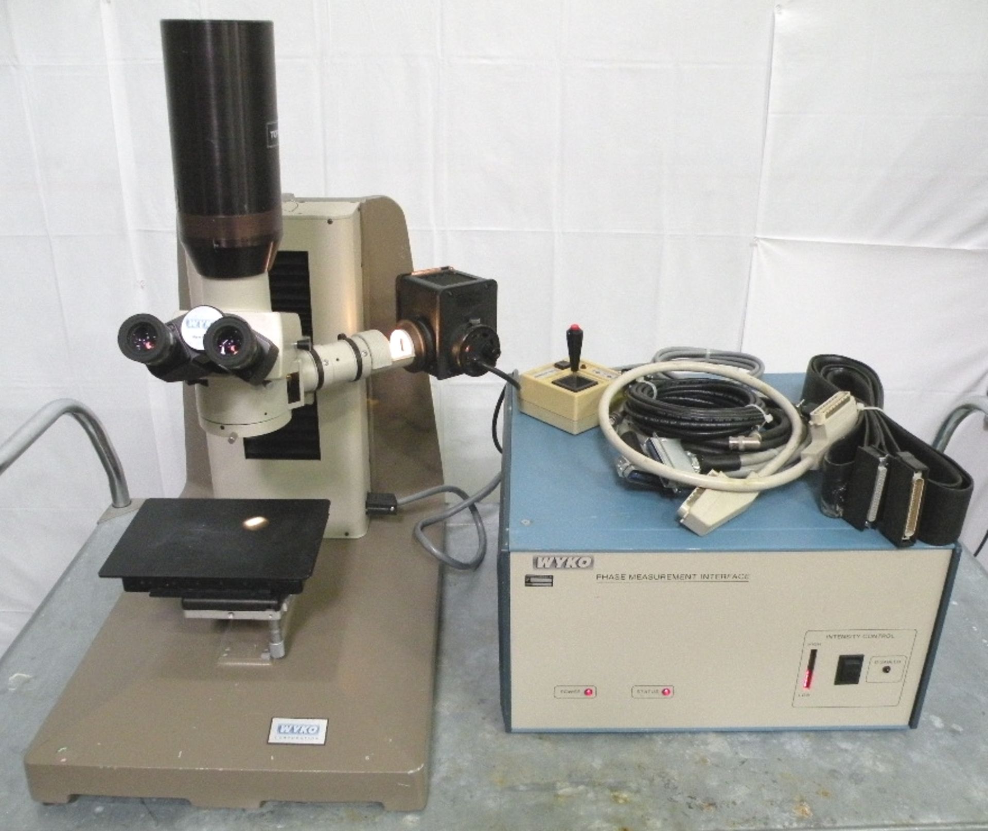 Wyko Microscope w/ Motorized Base, Phase Measurement Unit, TOPO-3D Camera