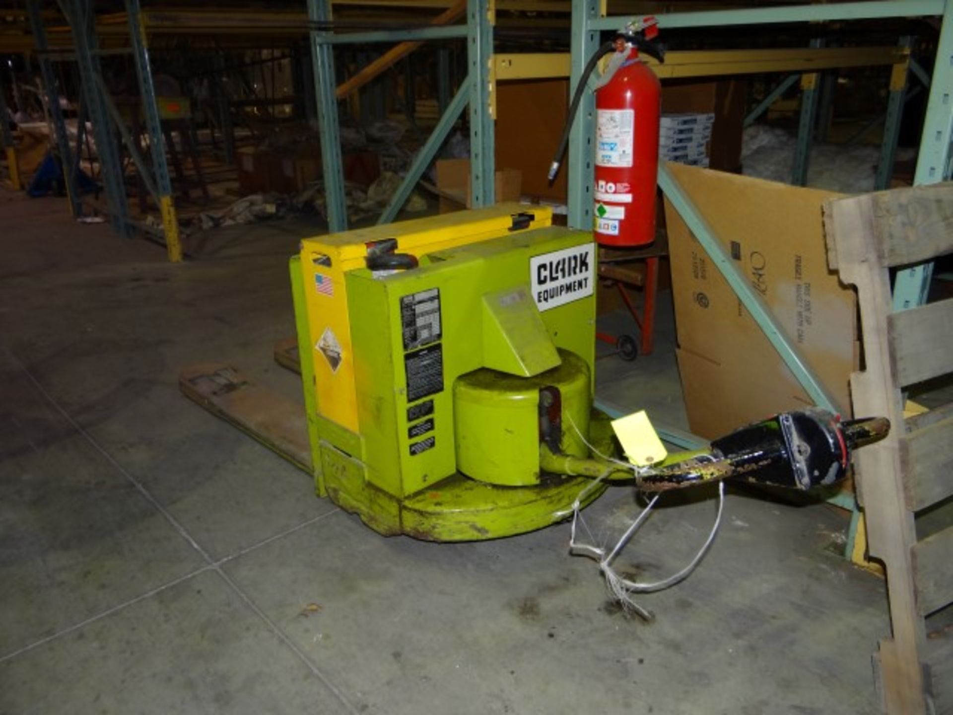 Clark 78 Power Worker Walk Behind Electric Forklift. Capacity 4000 Lbs. Along with Hobart Accu- - Image 2 of 4