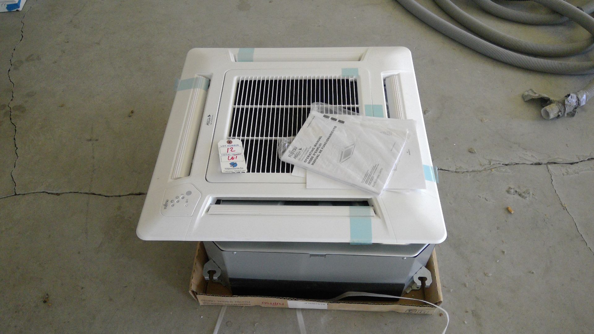 Fujitsu #AUU9RLF Halcyon Compact Cassette Type Air Conditioner Inverter (NEW)