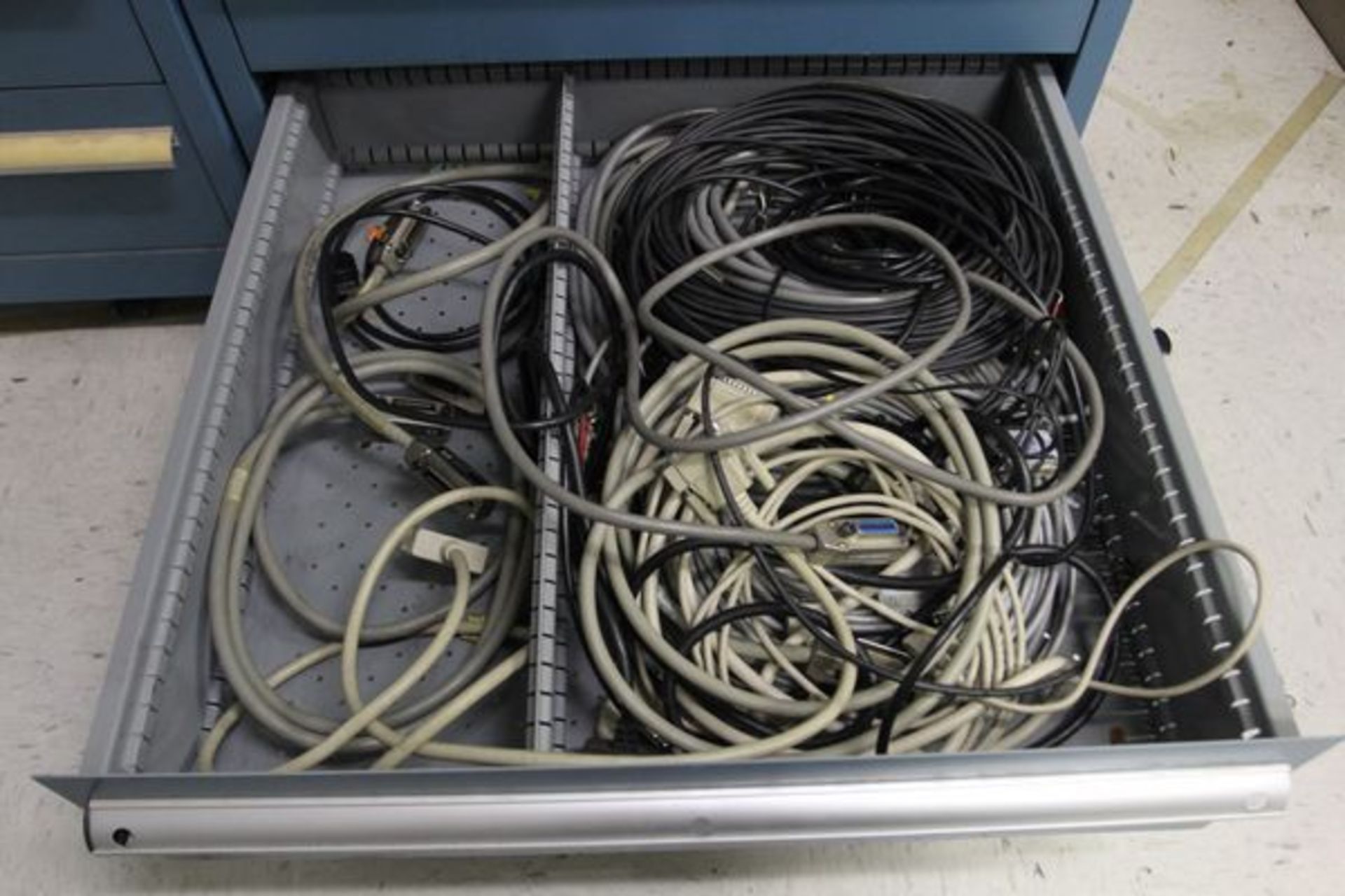 LISTA Ball Bearing Cabinet w/ Contents Including Large Assortment of Radio Frequency Parts - Image 9 of 9